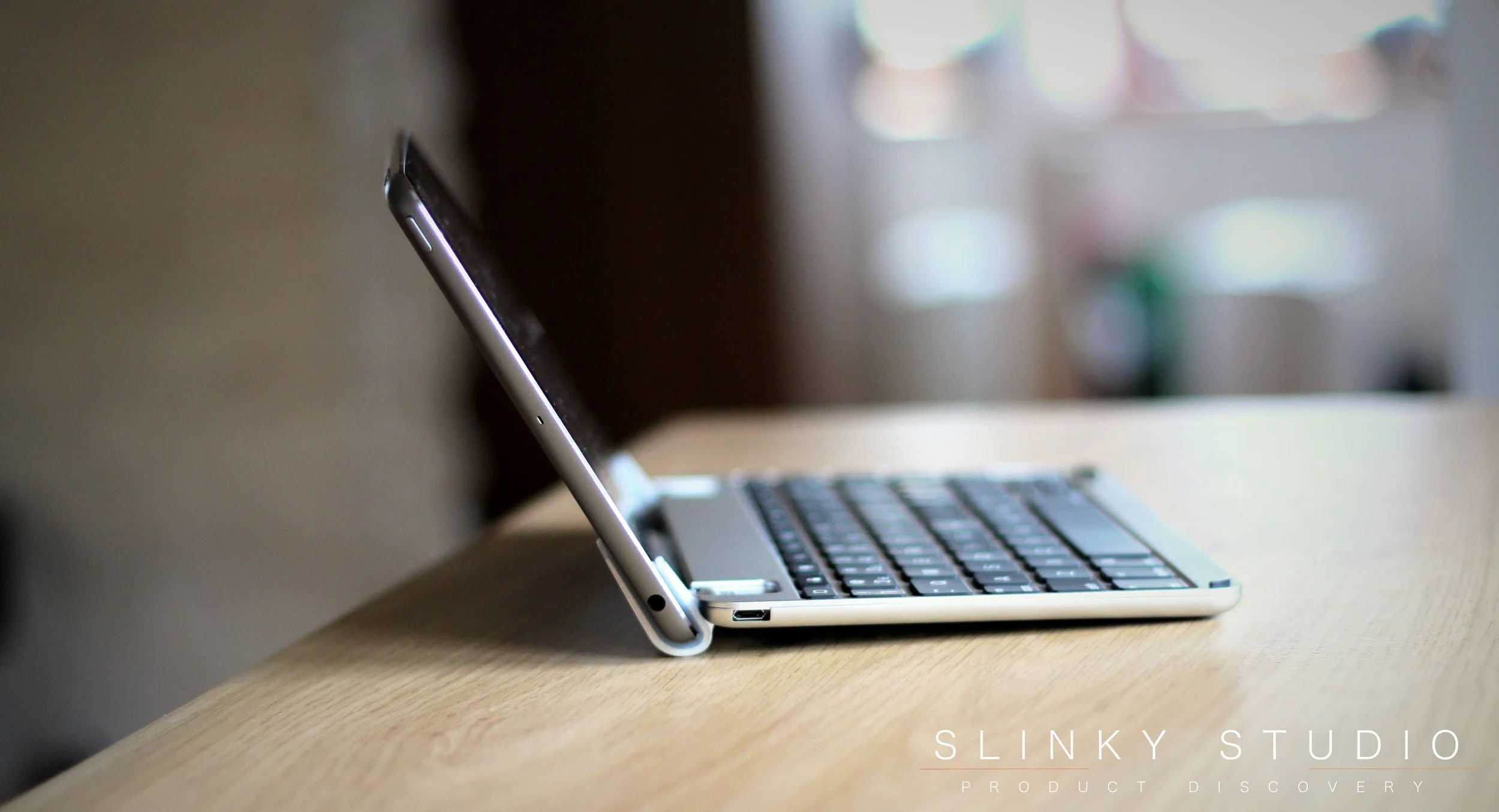 BrydgeMini Keyboard for iPad 1:2:3 Side View Thin.jpg