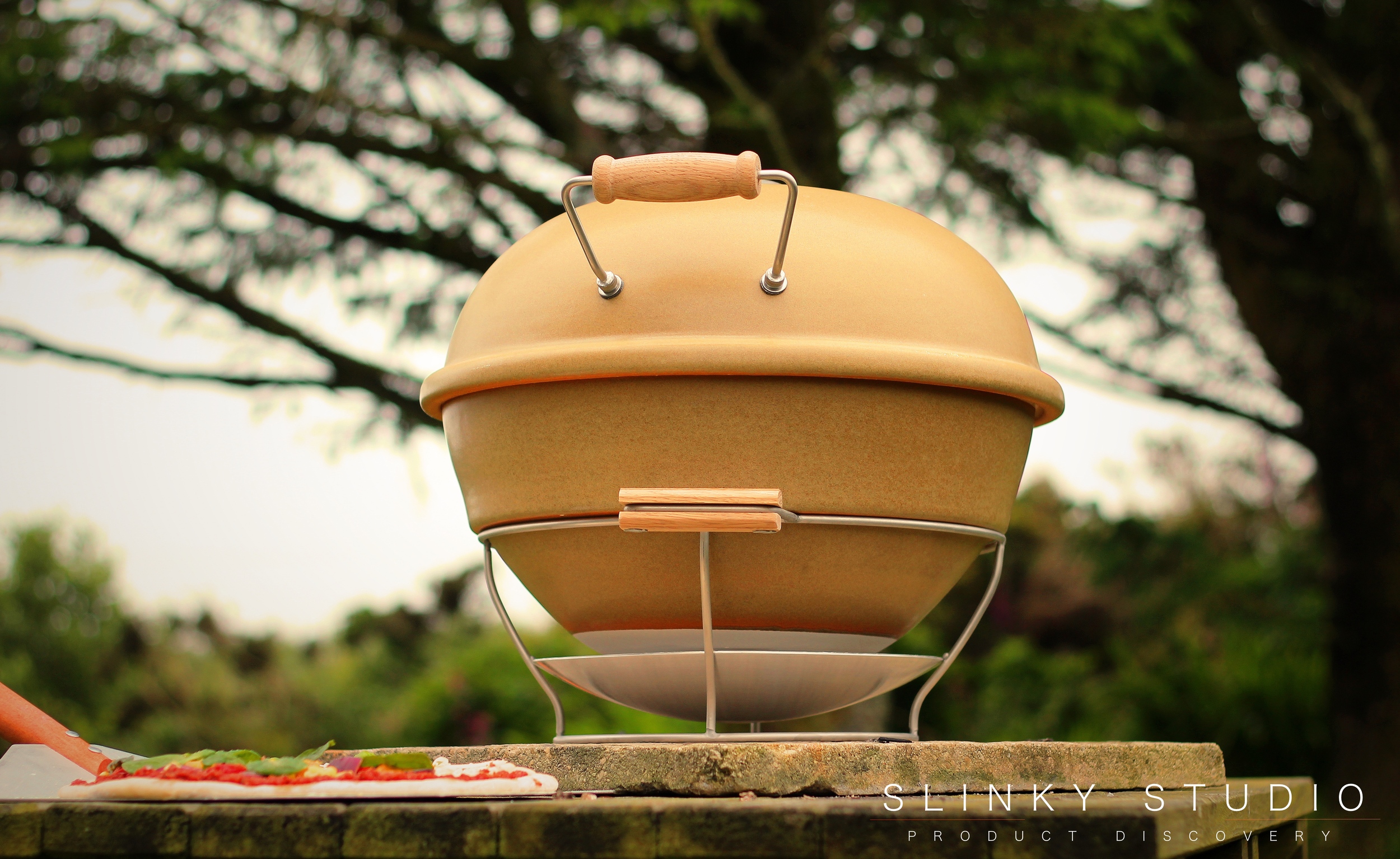 Grenadier Earth Fire Pizza Oven Handle Side View Looking up into Sky.jpg