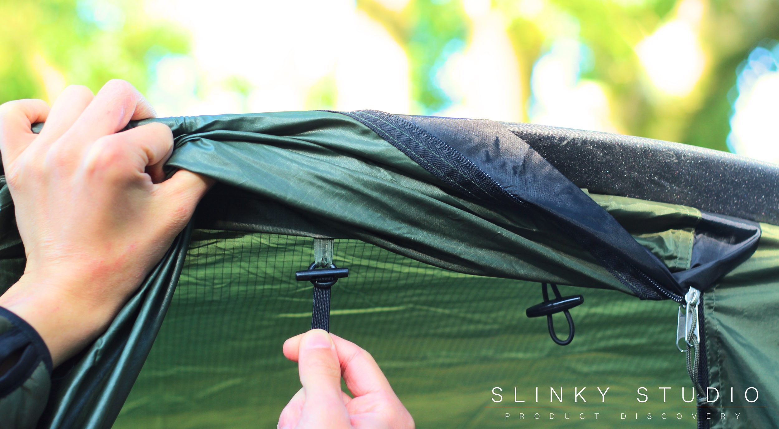 Snugpak Scorpion 3 Tent Attaching Flysheet to Inner Sheet.jpg