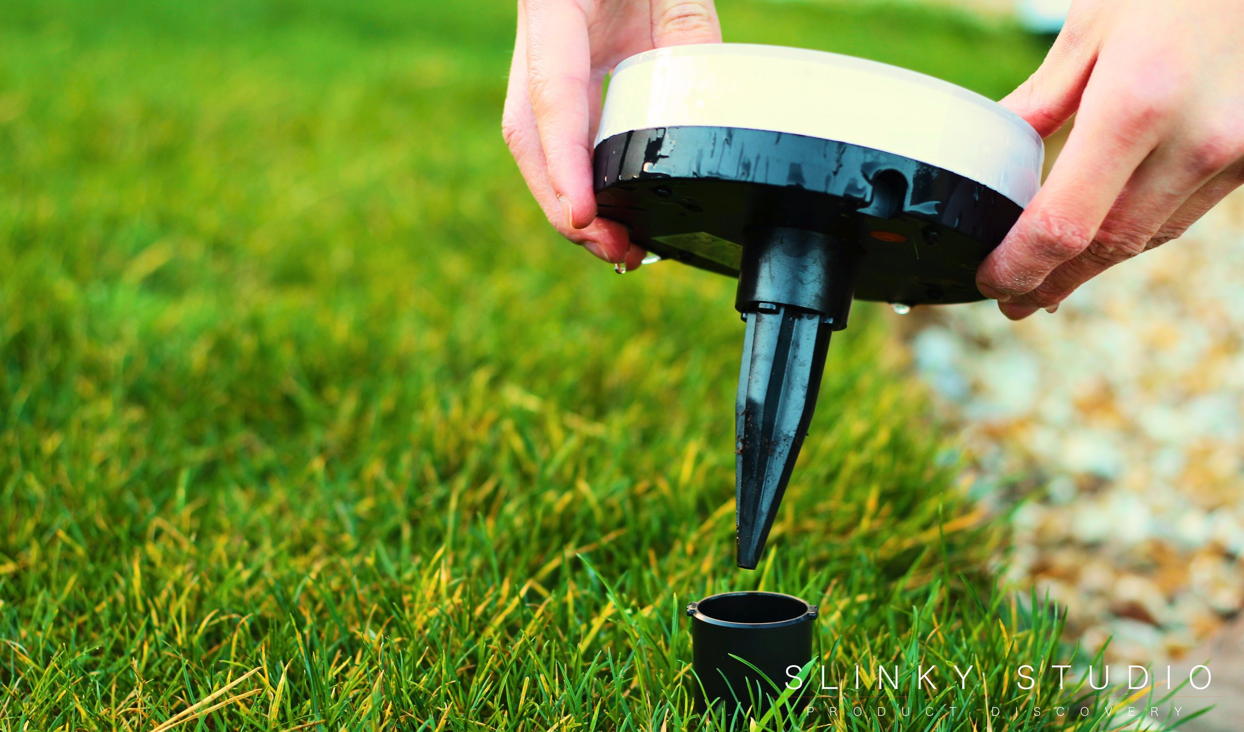MiPow Playbulb Garden Lights Pegging in Ground.jpg
