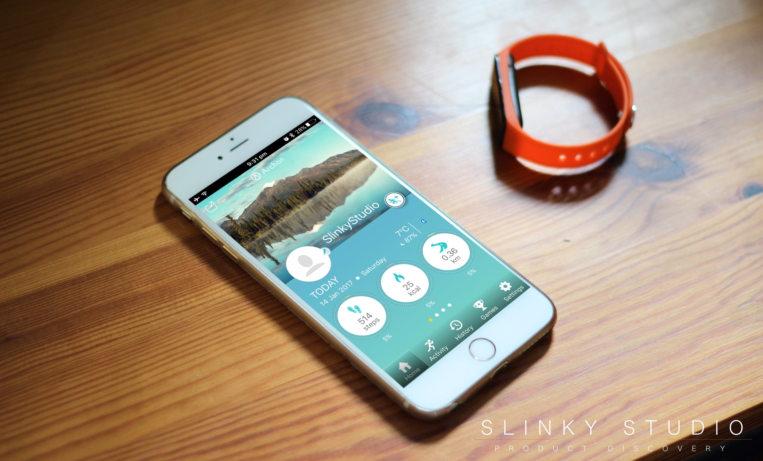 Archon Touch Fitness Wristband App Homescreen.jpg