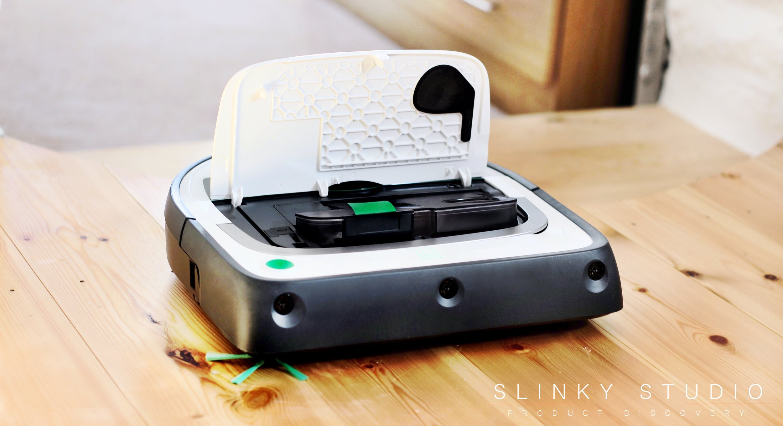 Vorwerk Kobold VR200 Robot Cleaner Lid Open Filter & Bin.jpg