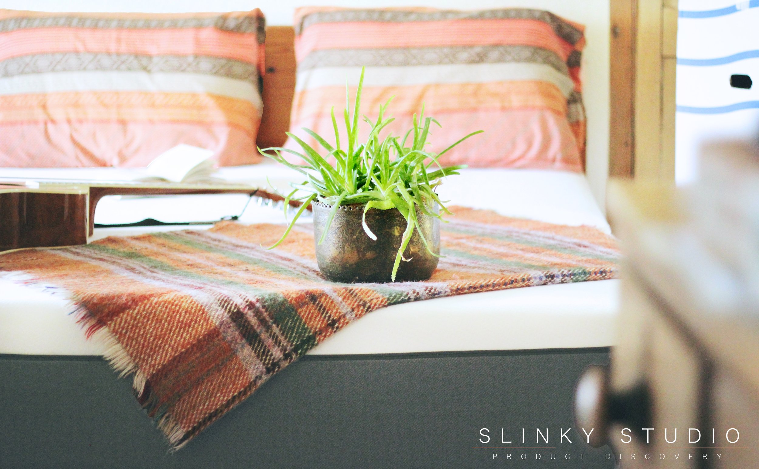 Emma Mattress Wool Blanket & Plant.jpg