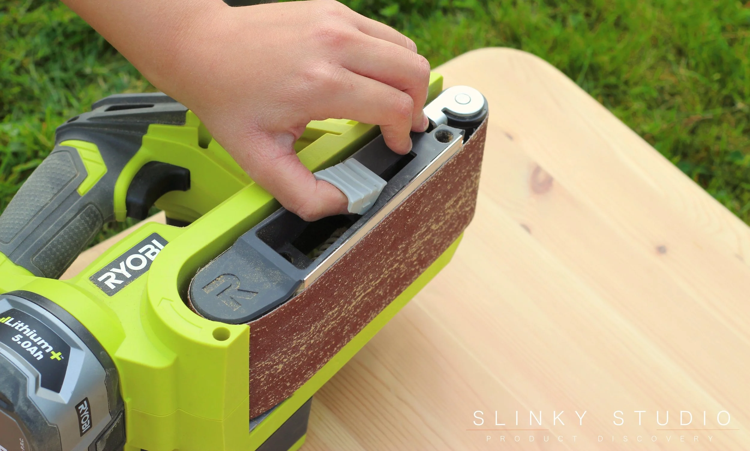 Ryobi’s ONE+ Belt Sander Adjustment.jpg