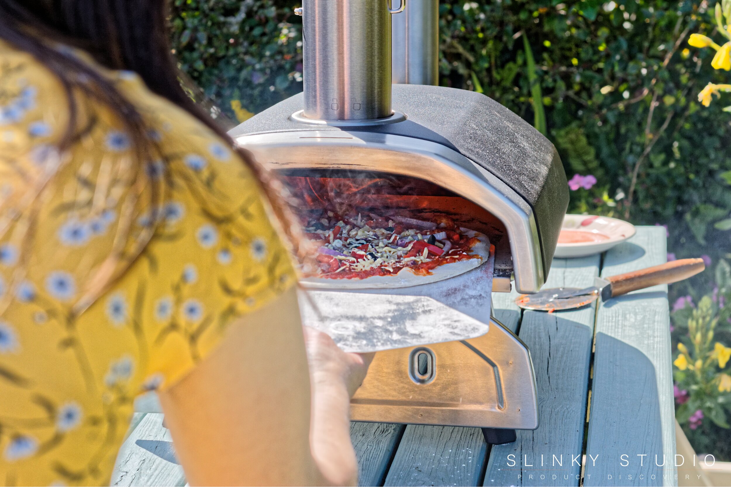 Ooni Frya Pizza Oven Wood Fired In Action Cooking.jpg