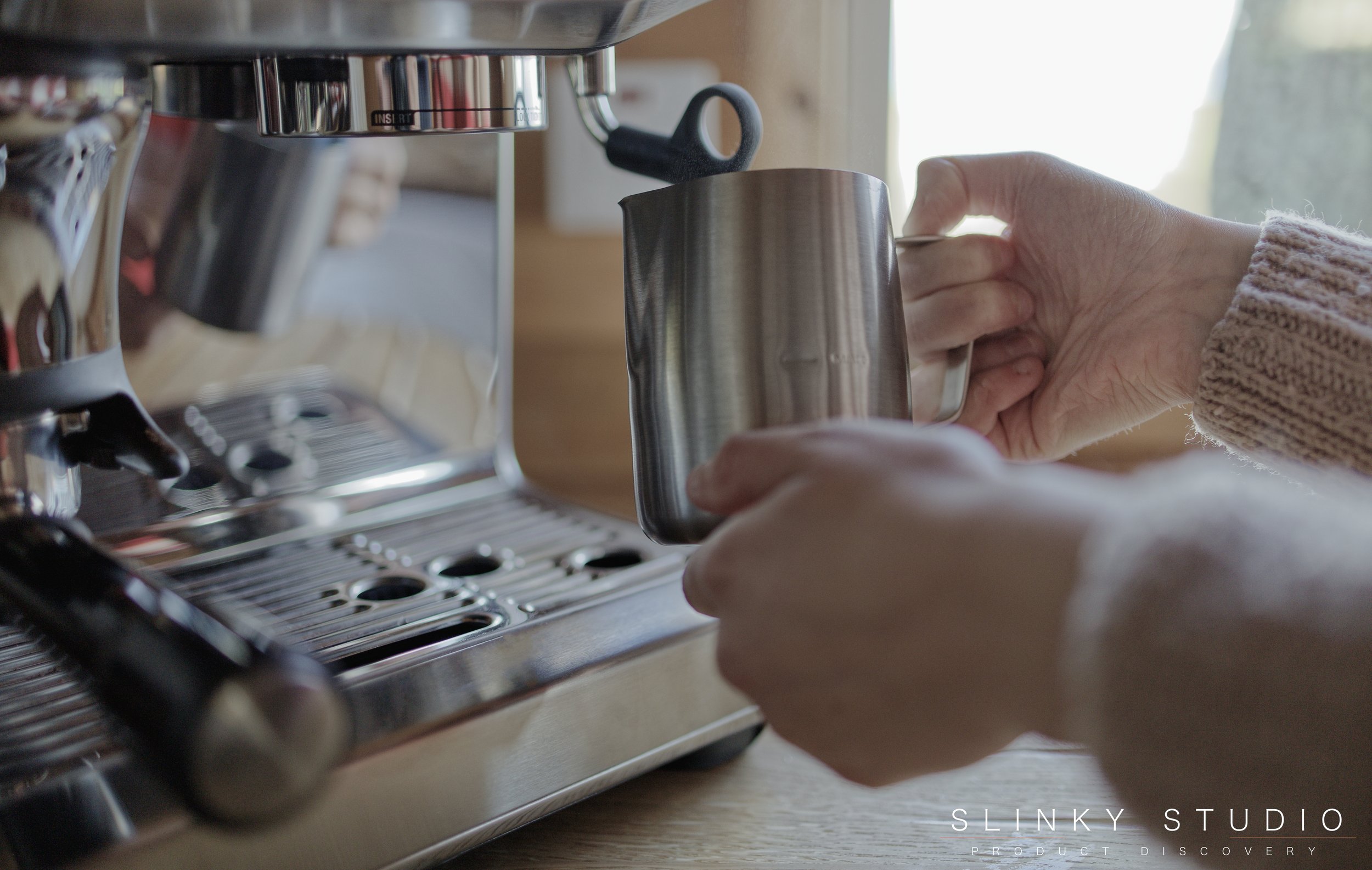Sage Barista Express Impress Espresso Coffee Machine Milk Texturing Jug.jpg
