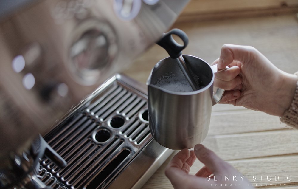 How to steam milk with a Sage coffee machine