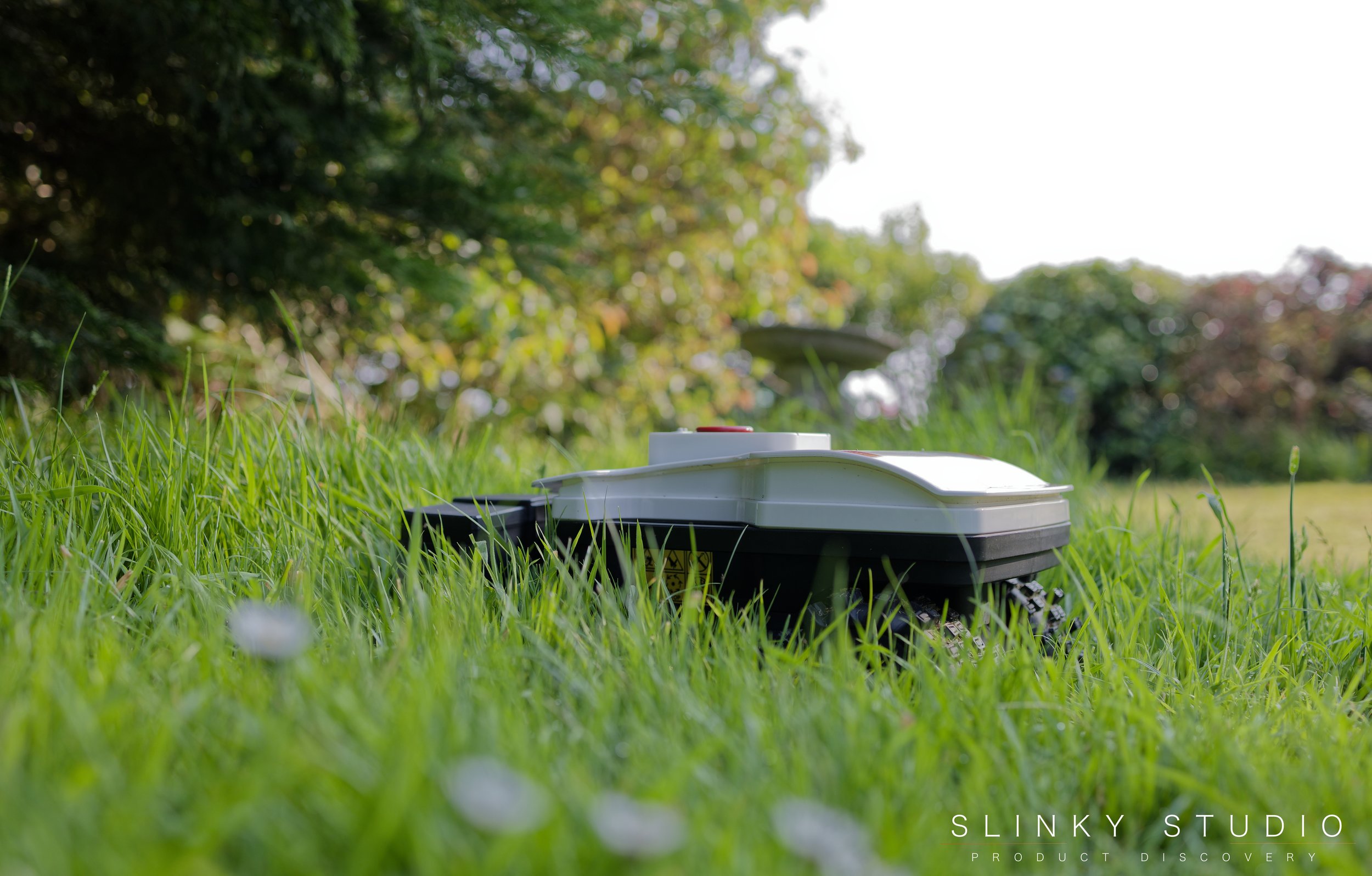 Ambrogio Twenty ZR Robot Lawnmower Tall Grass Side View.jpg