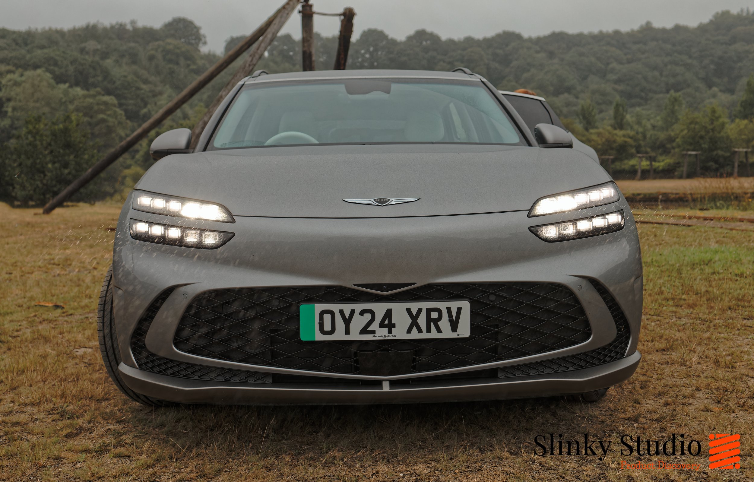 Genesis GV60 front grille featuring quad LED headlamps.jpg