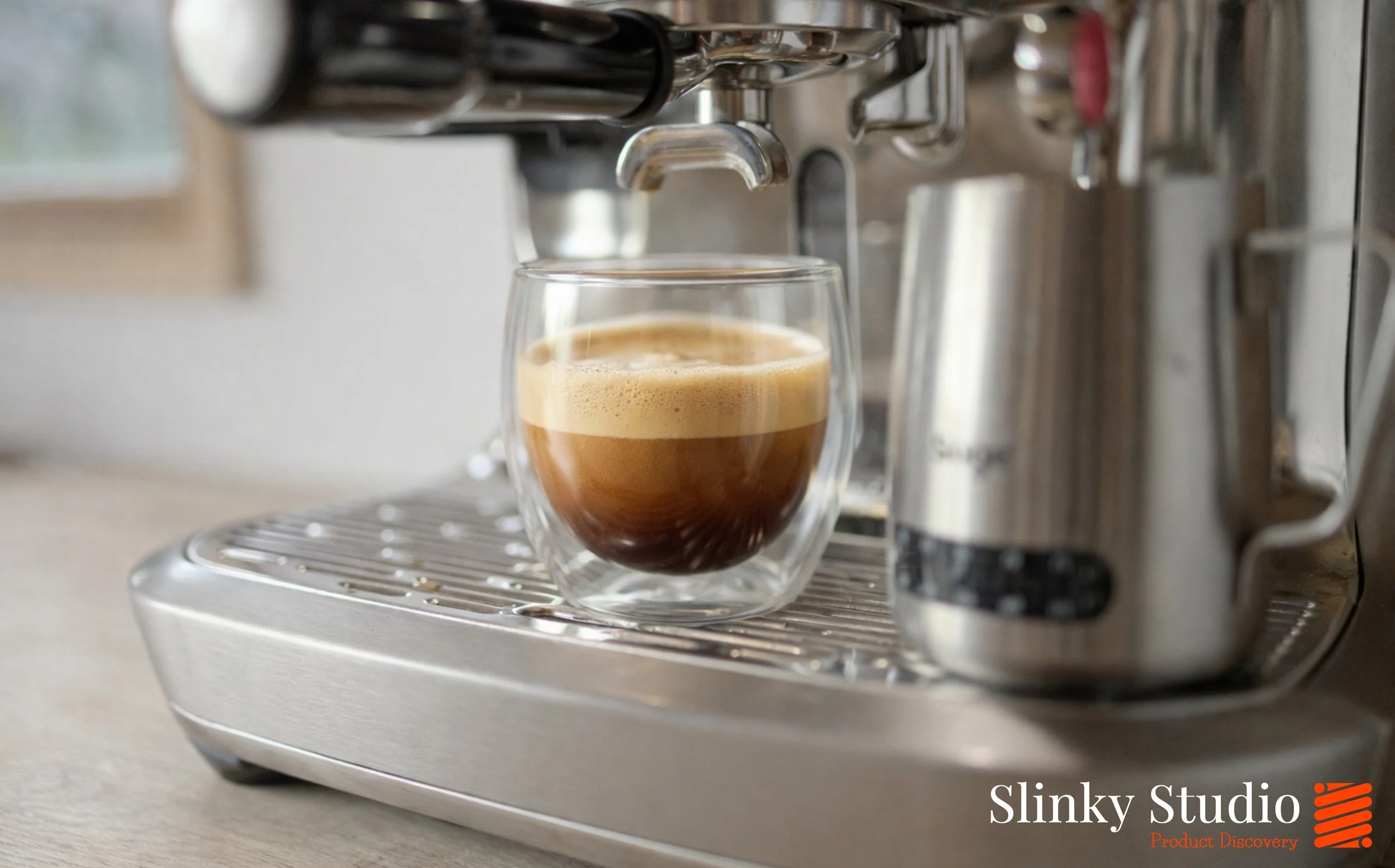 Sage Oracle Dual Boiler Coffee Machine Close Up Espresso Making.jpg