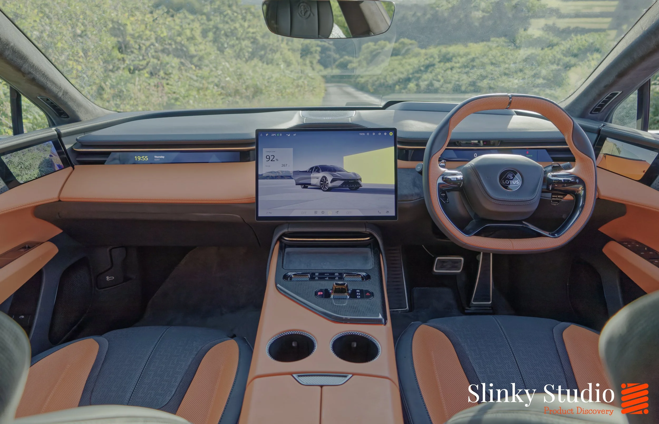 Lotus Emeya Front Cabin Dashboard Carnelian Colour Interior View.jpg