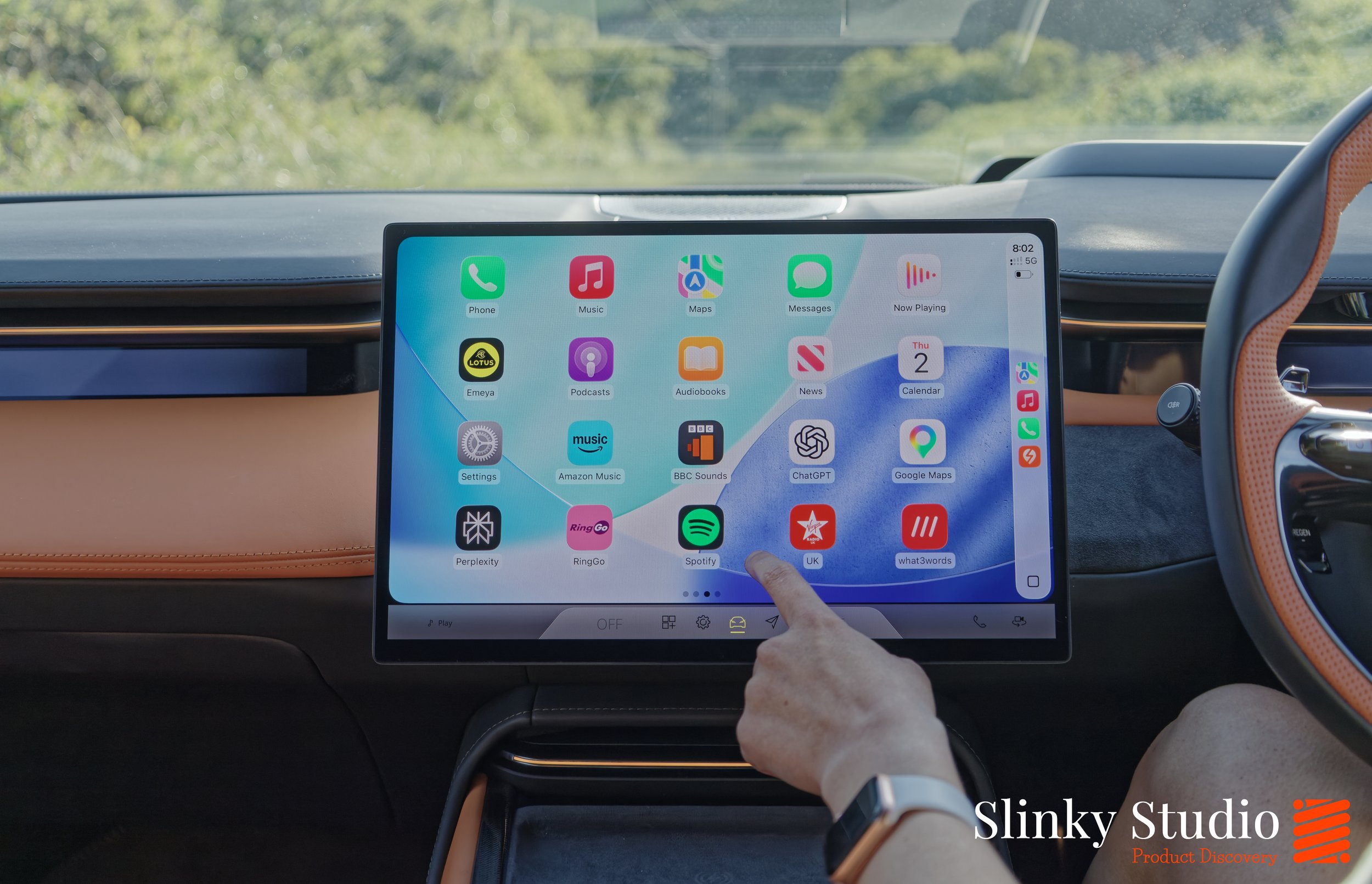 Lotus Emeya Central OLED Touchscreen Display Apple CarPlay.jpg