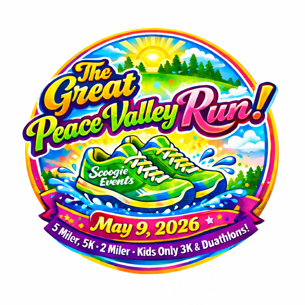 Great Peace Valley 5 Miler, 5k, Kids Only 3k, 2 M Run/Walk &amp; DUATHLON