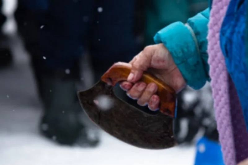 ''Toonik Time Seal Skinning Champion' by Taymin Kane, Iqaluit