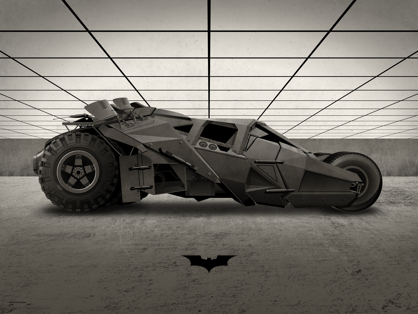 The Dark Knight Tumbler Poster — DKNG