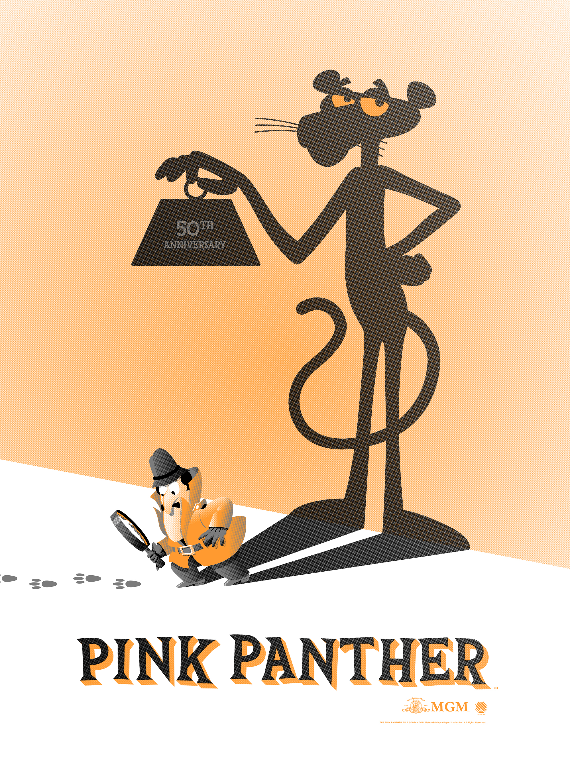 stuk tweedehands Forensische geneeskunde The Pink Panther 50th Anniversary Movie Poster — DKNG