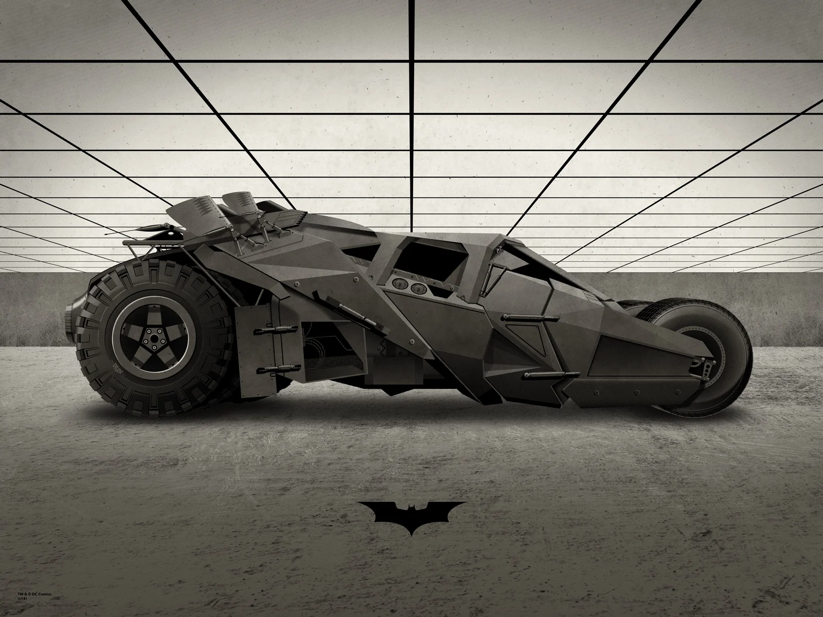 The Dark Knight Tumbler Poster