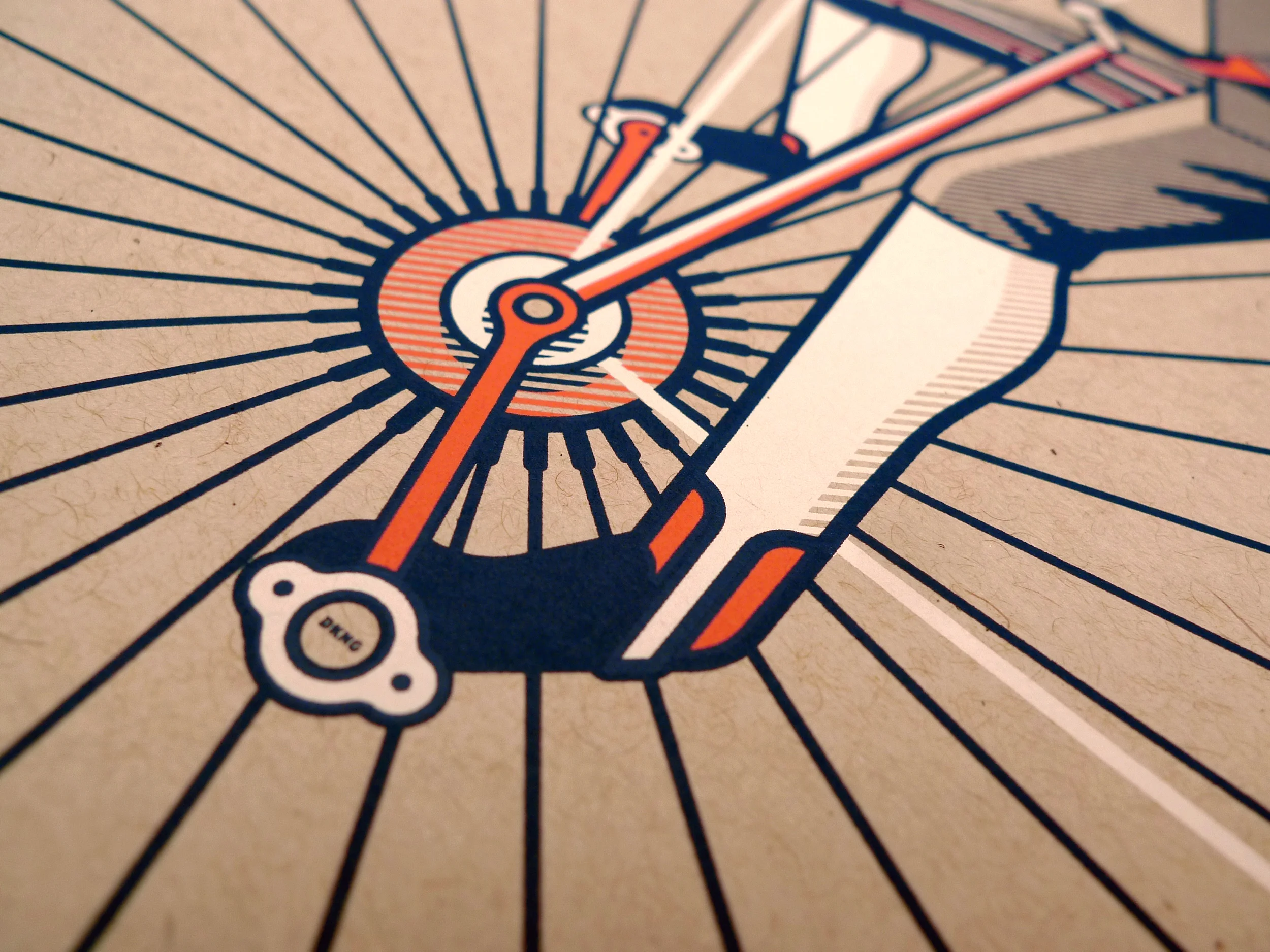 Penny Farthing Art Print