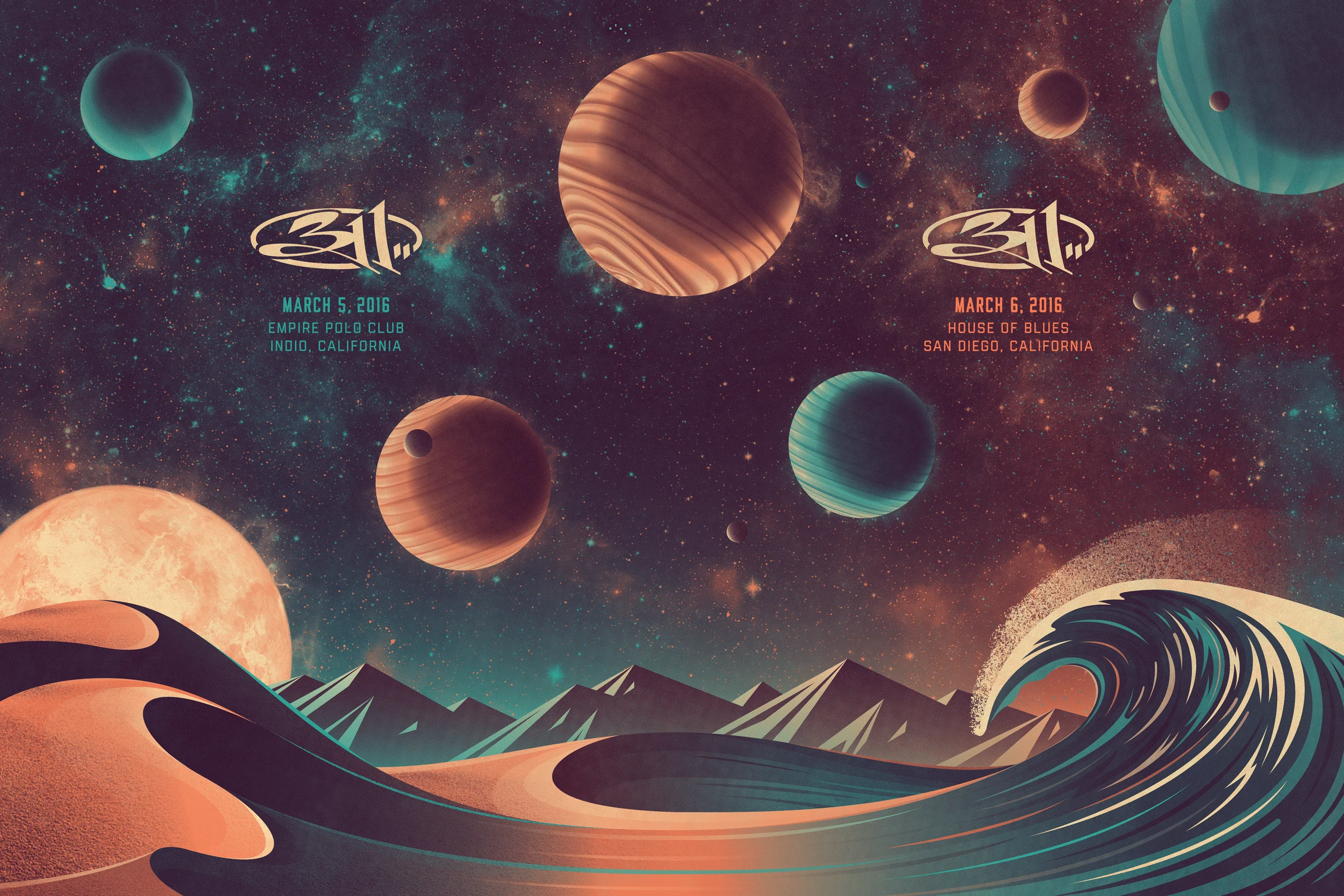 311 Southern California Posters