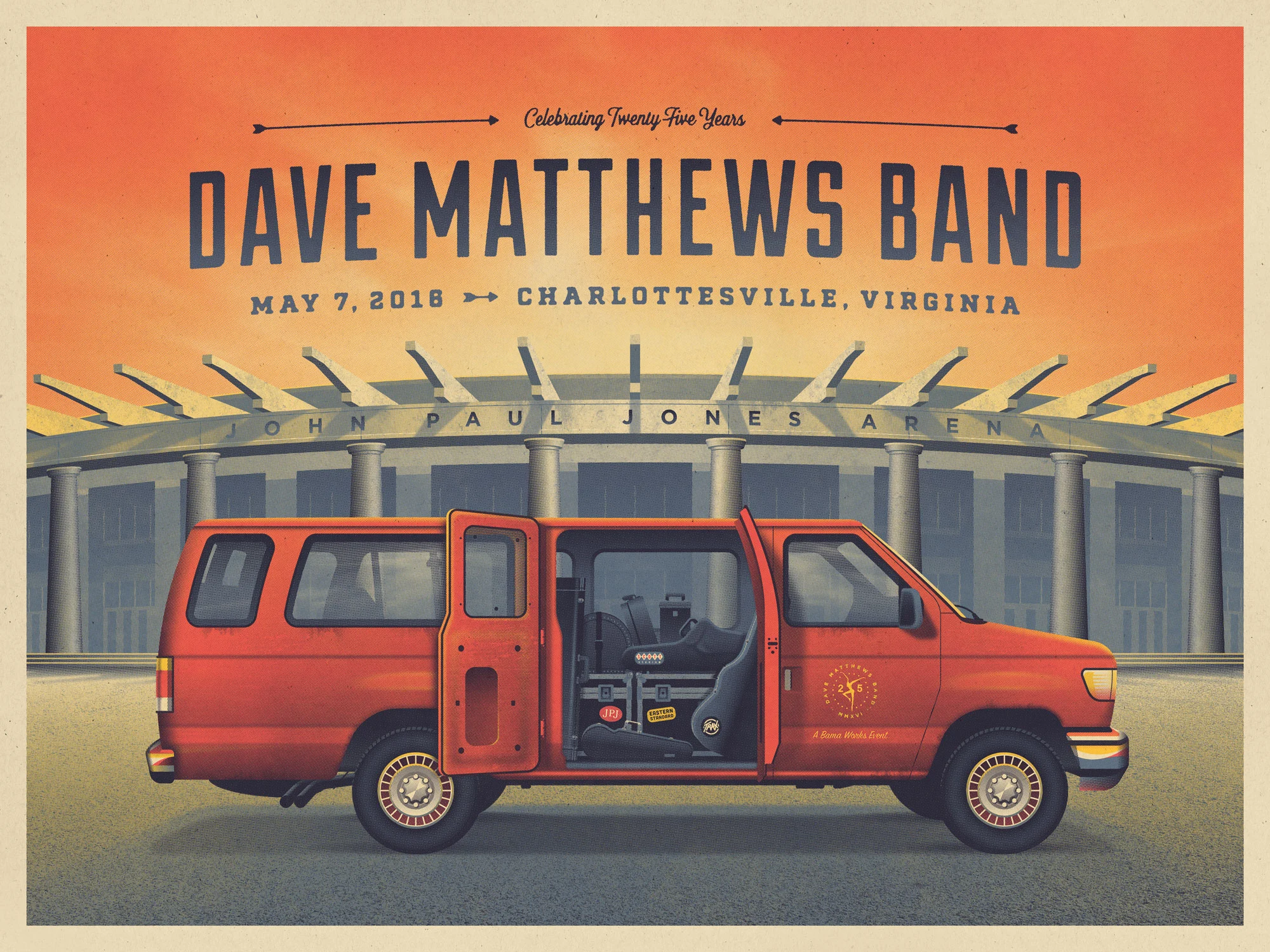 Dave Matthews Band Charlottesville Poster — DKNG