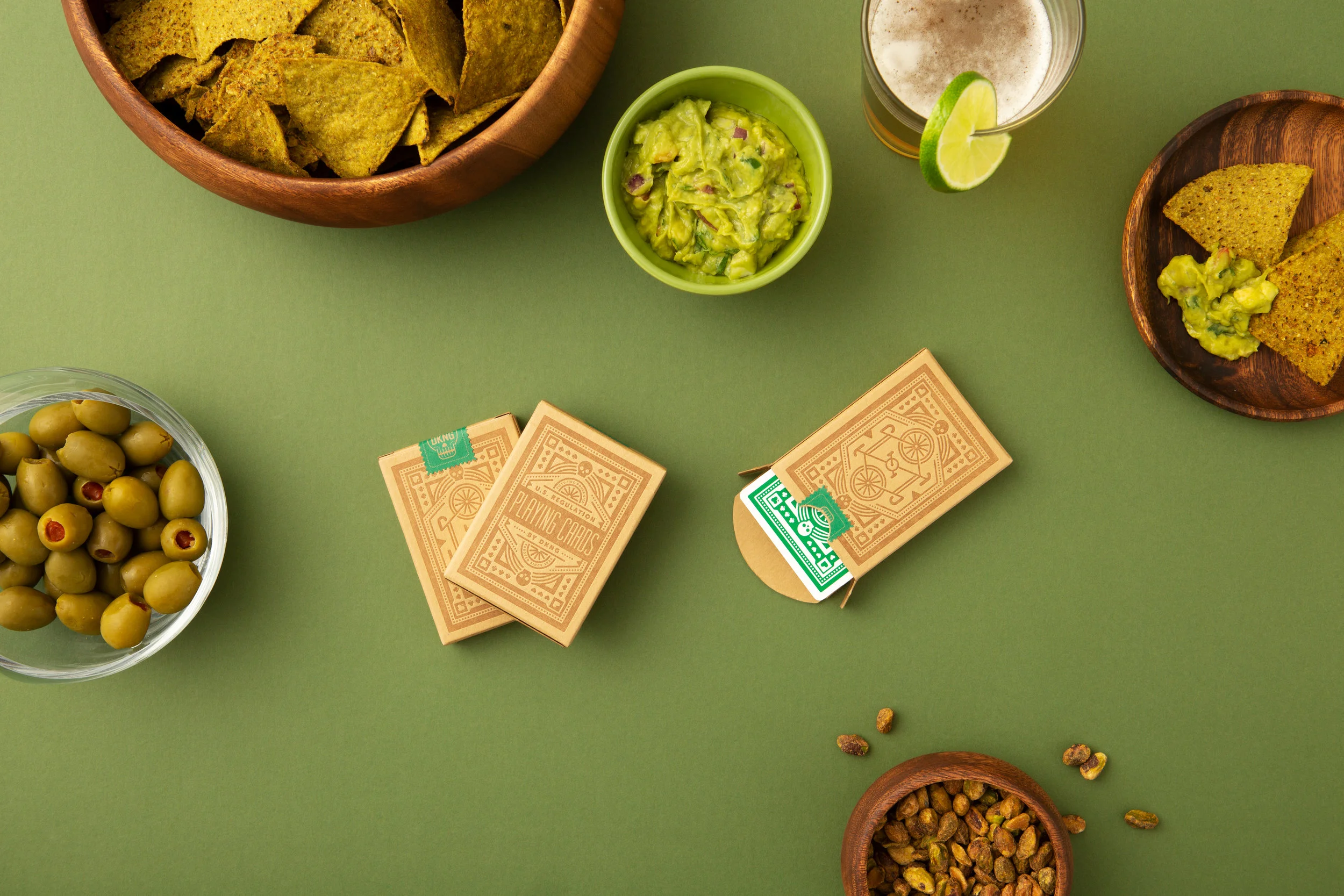 DKNG ‘Green Wheel’ Playing Cards