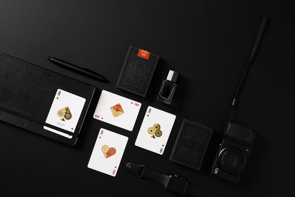 DKNG Black Wheels Playing Cards by Art of Play