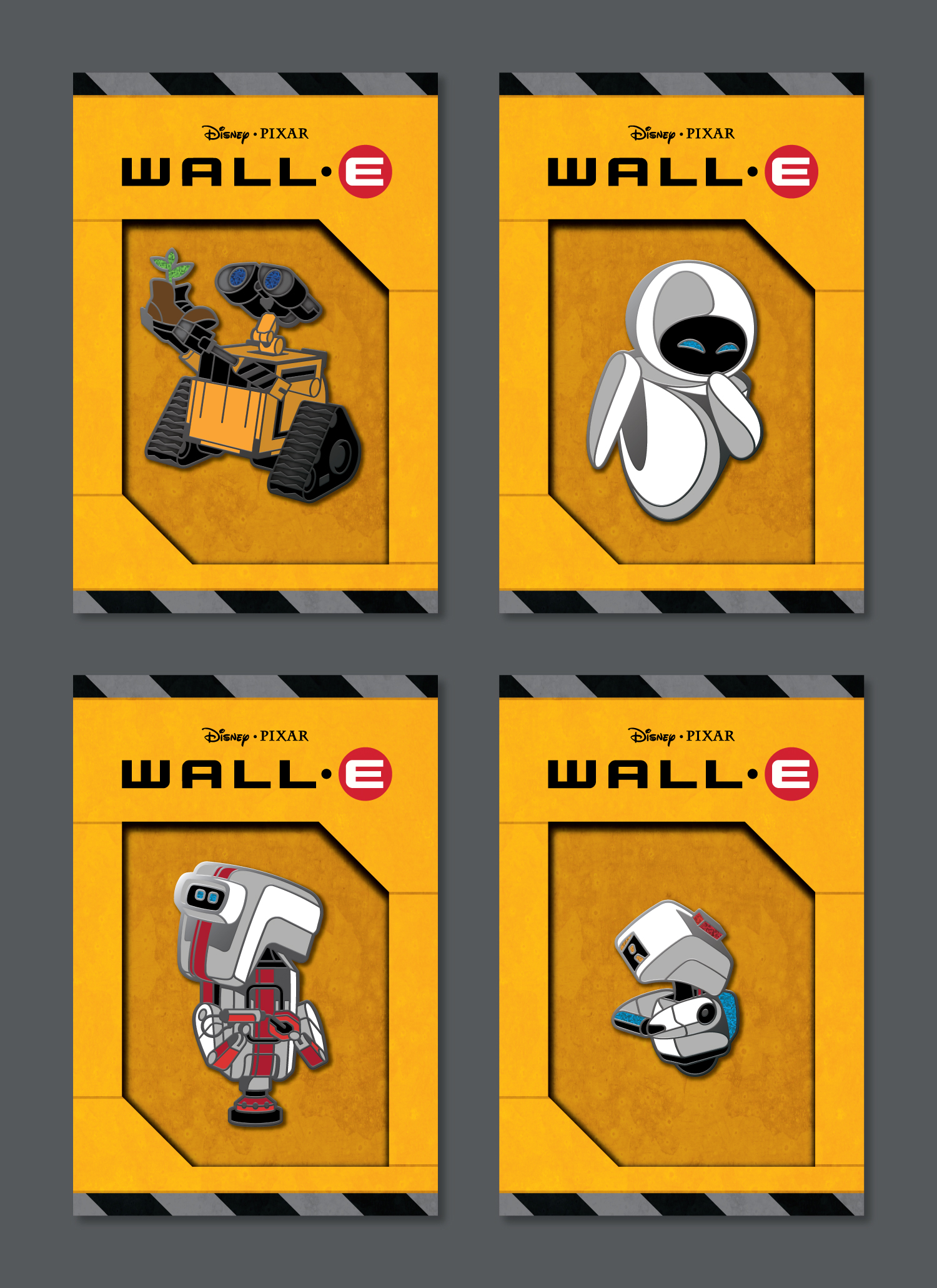 WALL-E Enamel Pins.