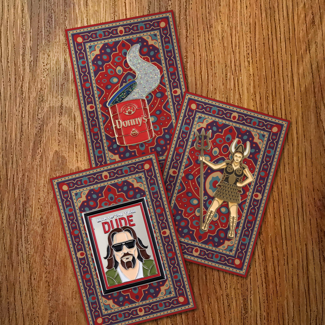 The Big Lebowski Enamel Pins