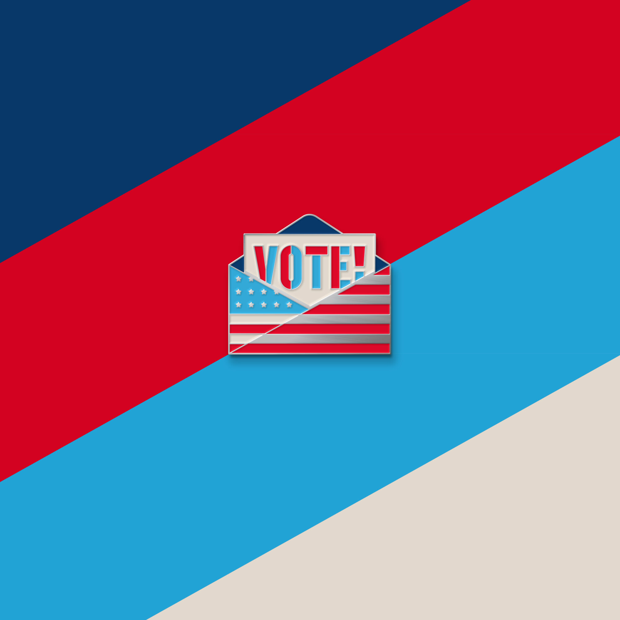 Limited Edition VOTE! Enamel Pin — DKNG