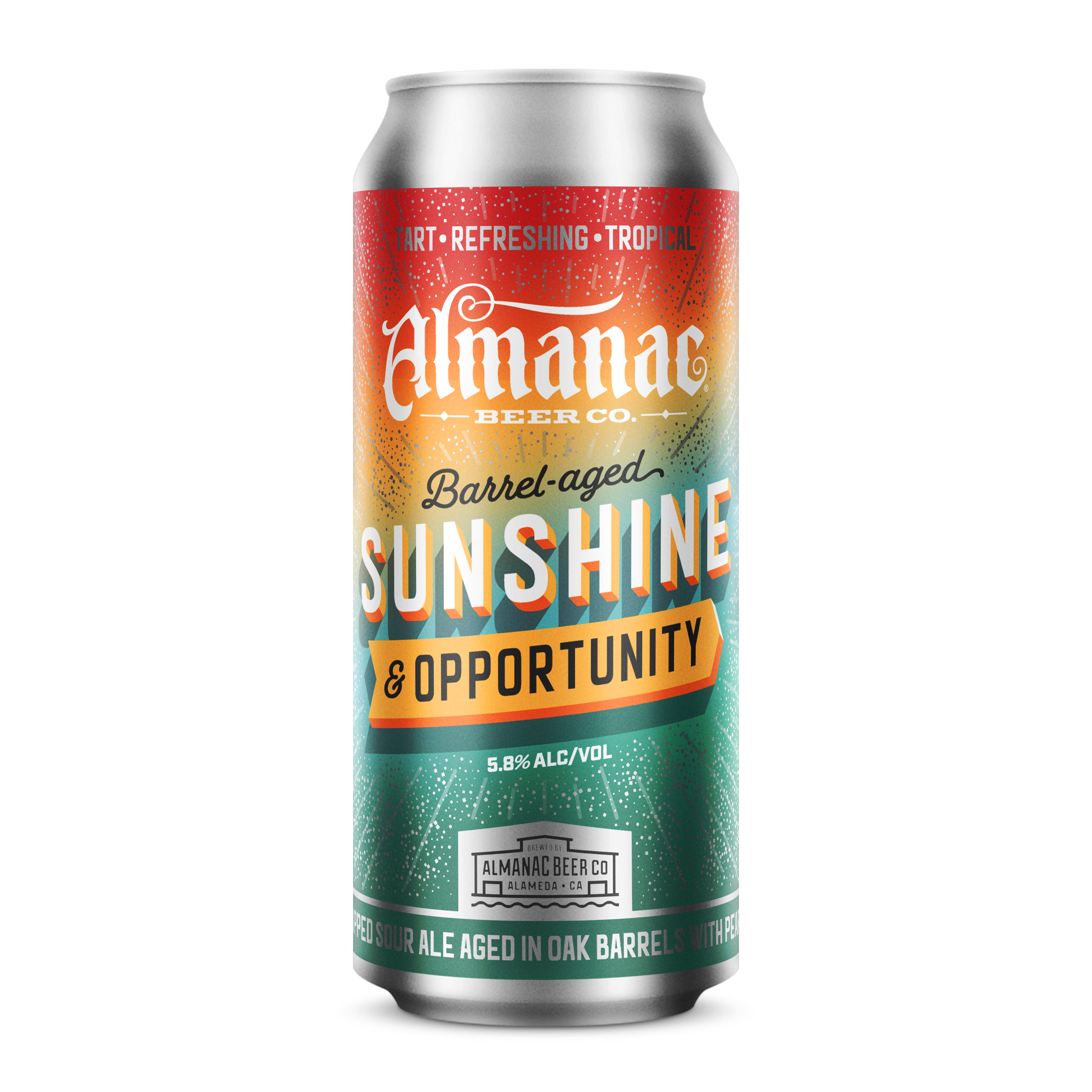 Almanac Sunshine &amp; Opportunity Beer Can Design by DKNG