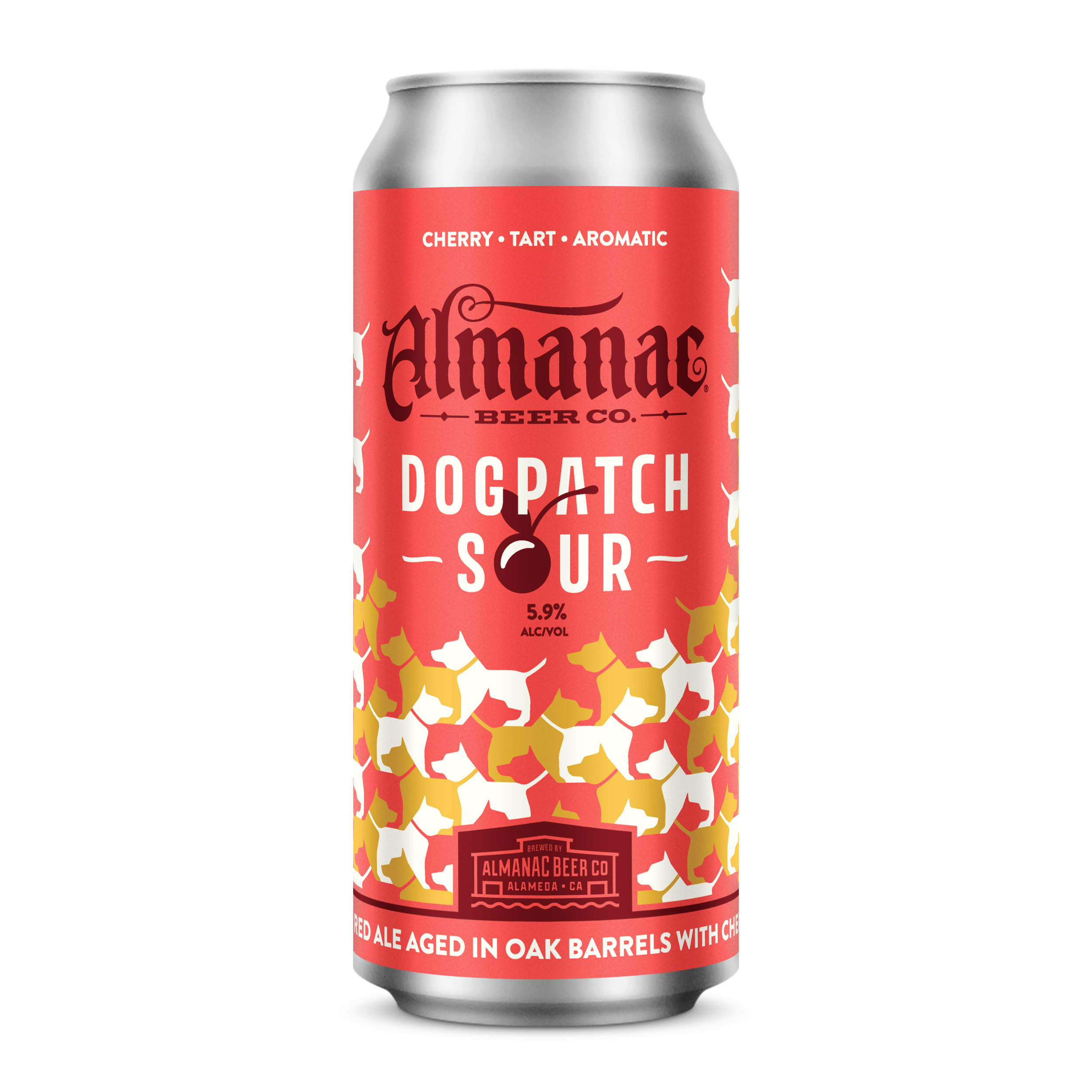 Almanac Dogpatch Sour Beer Can Design by DKNG