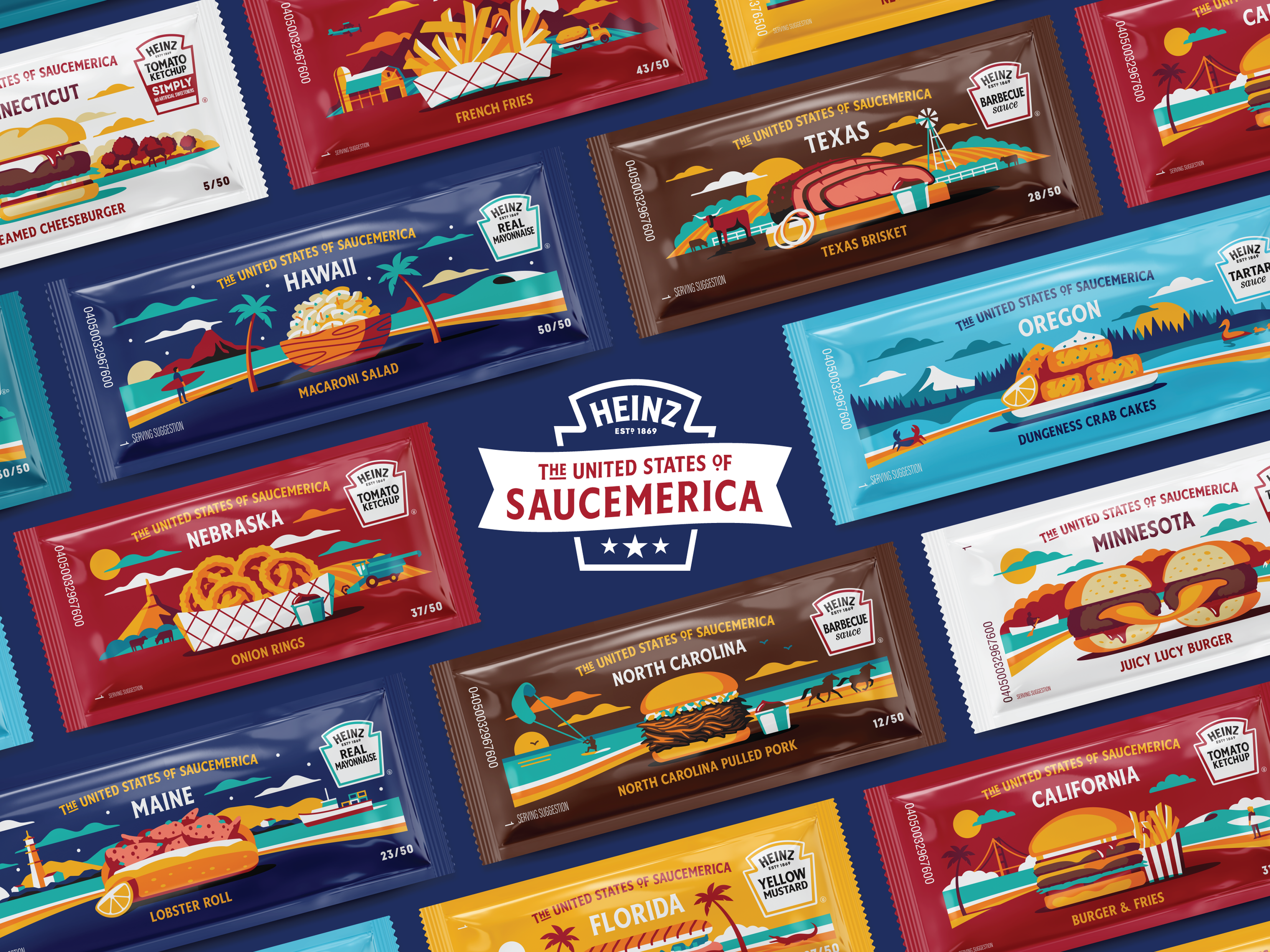 Heinz United States of Saucemerica Packets — DKNG