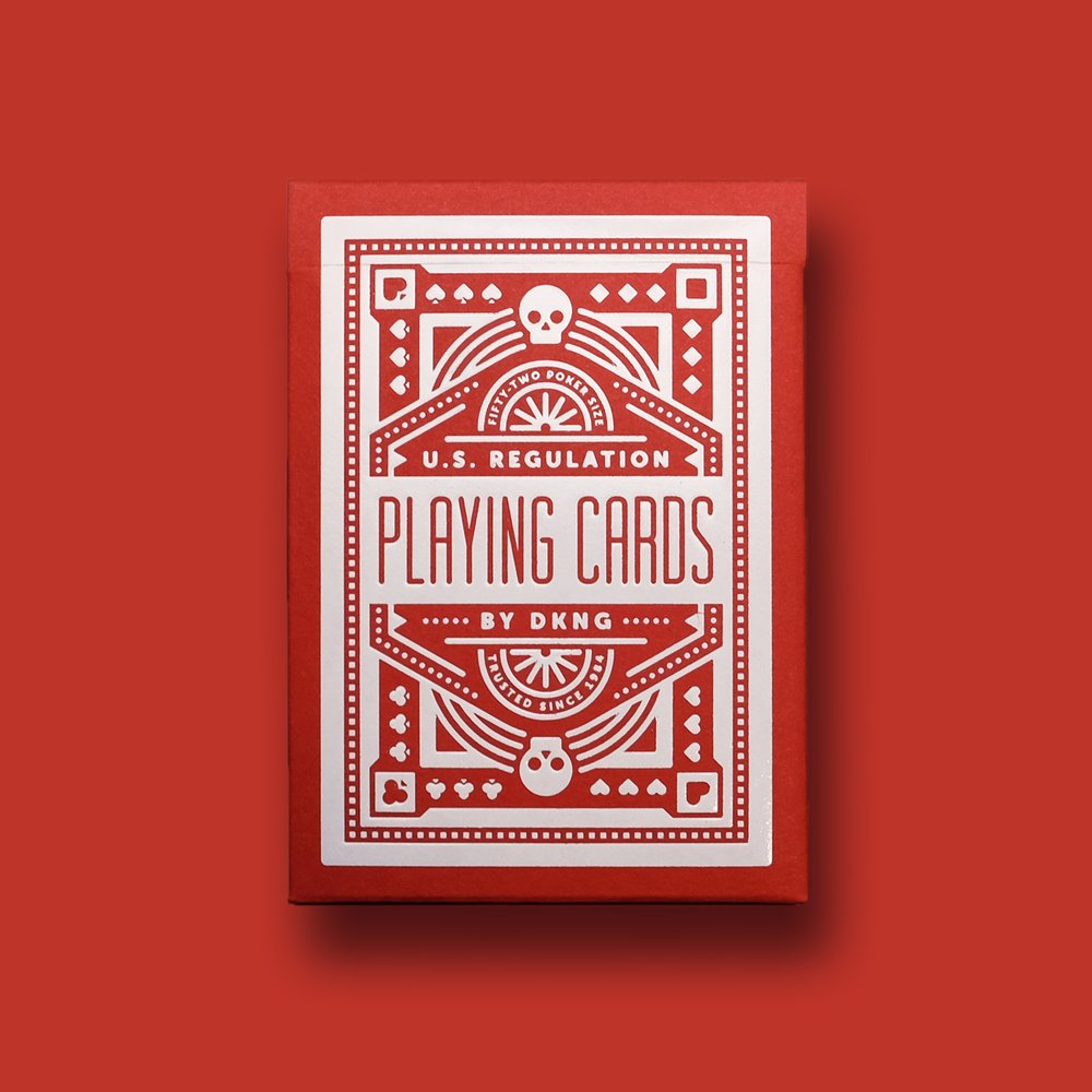DKNG ‘Red Wheel’ Playing Cards