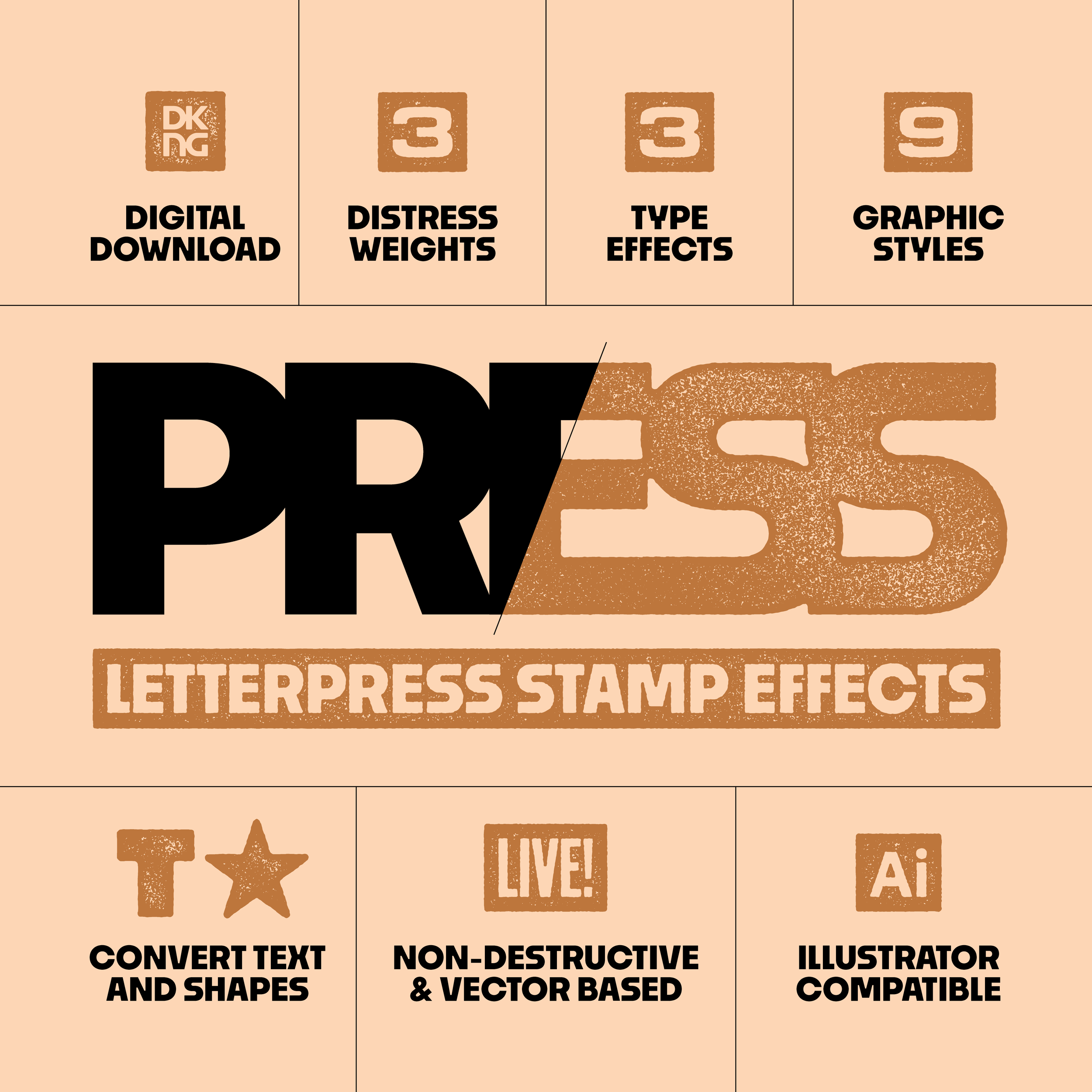 Press - Live Letterpress Stamp Effects