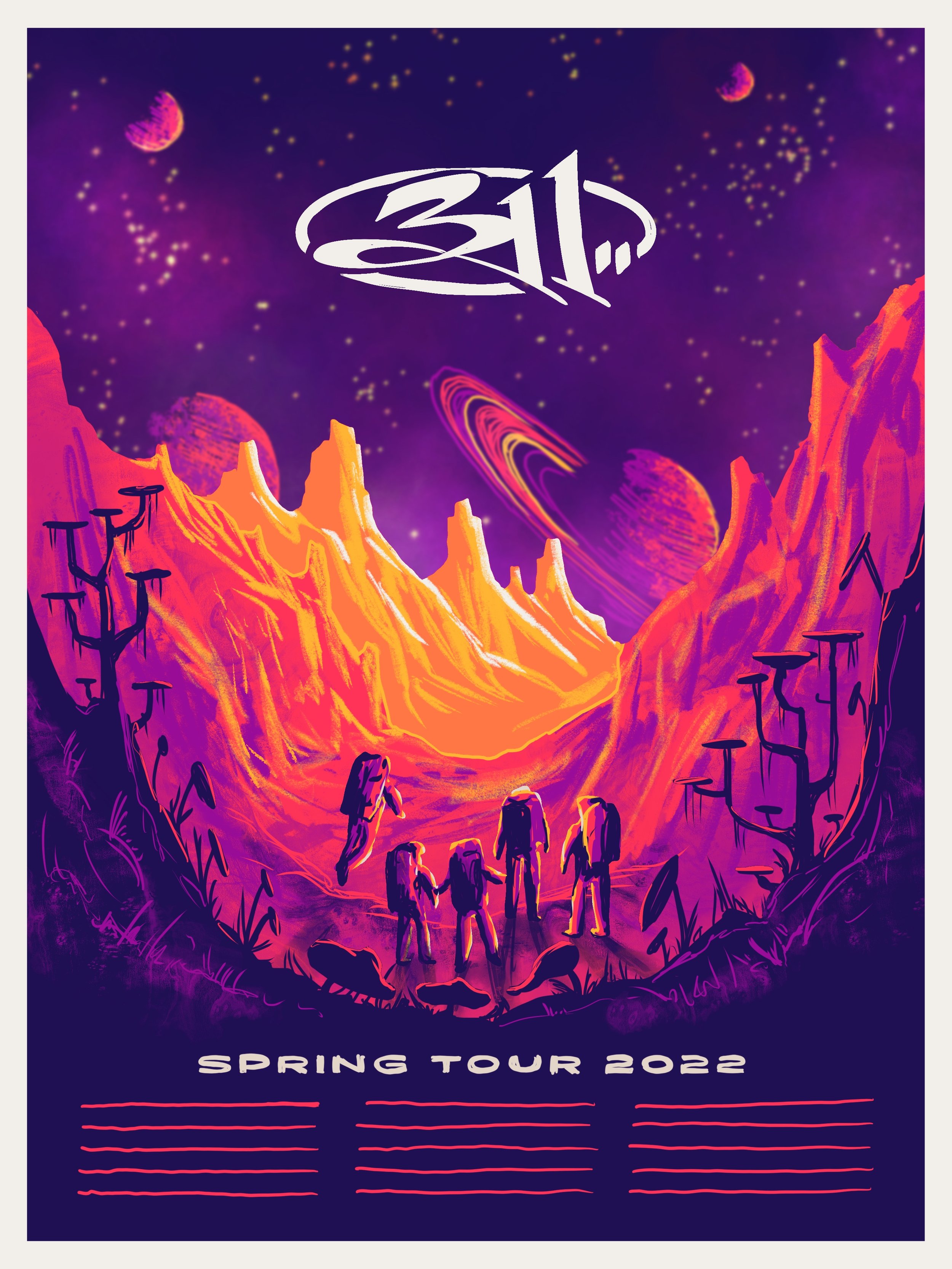 311 tour schedule