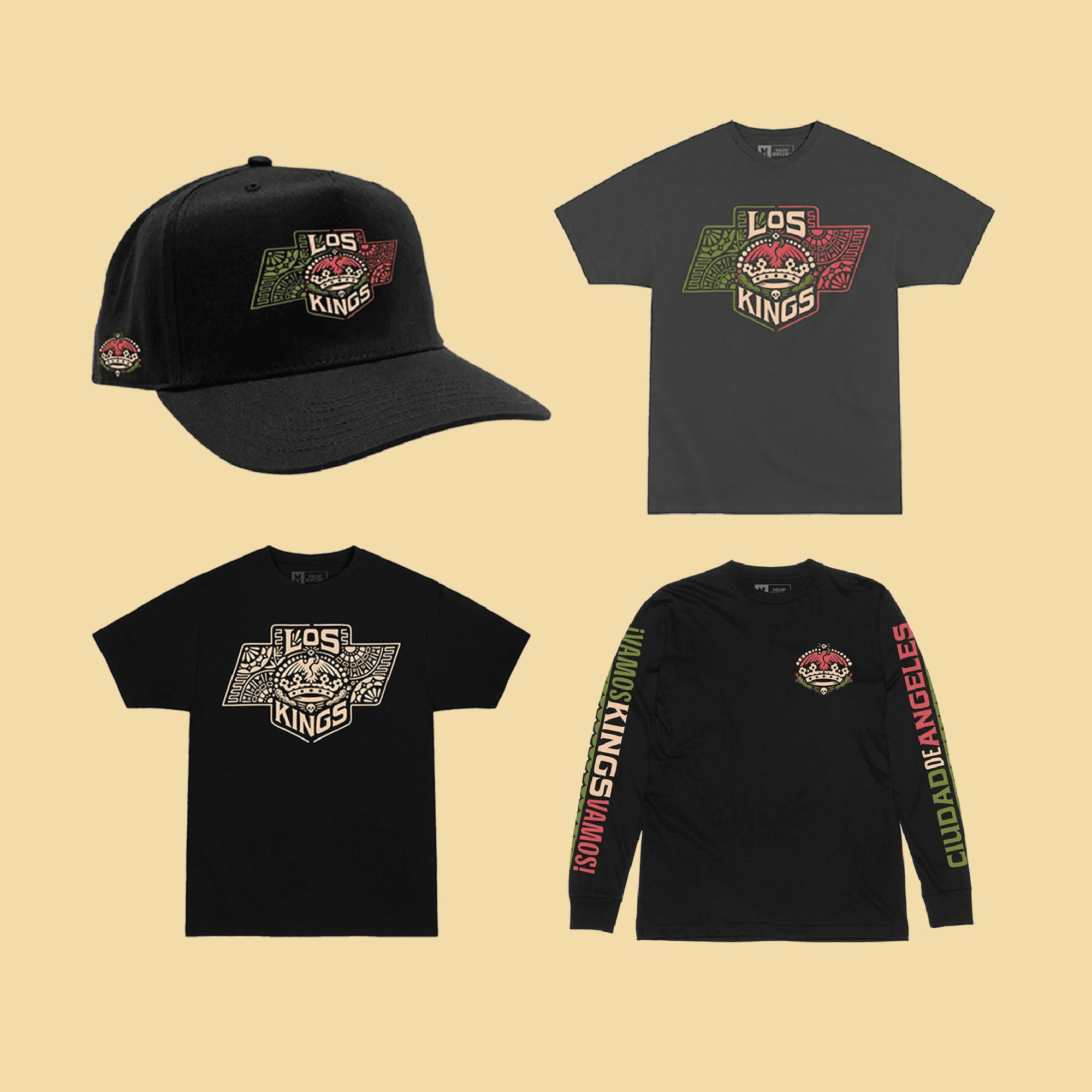 LA Kings Mexican Heritage Art by DKNG