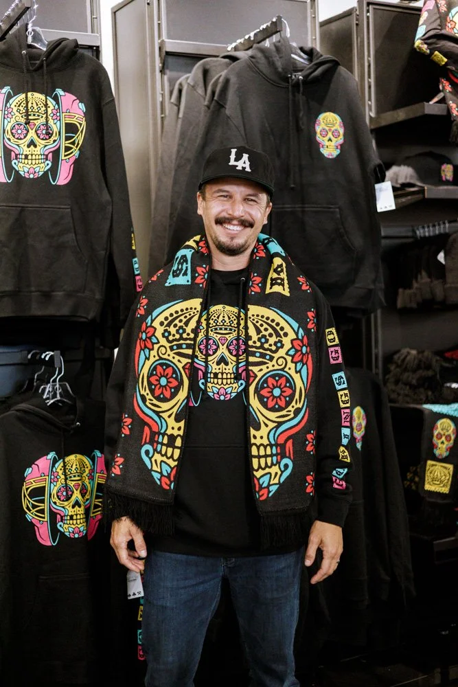 LA Kings Dia de Los Muertos Art by DKNG