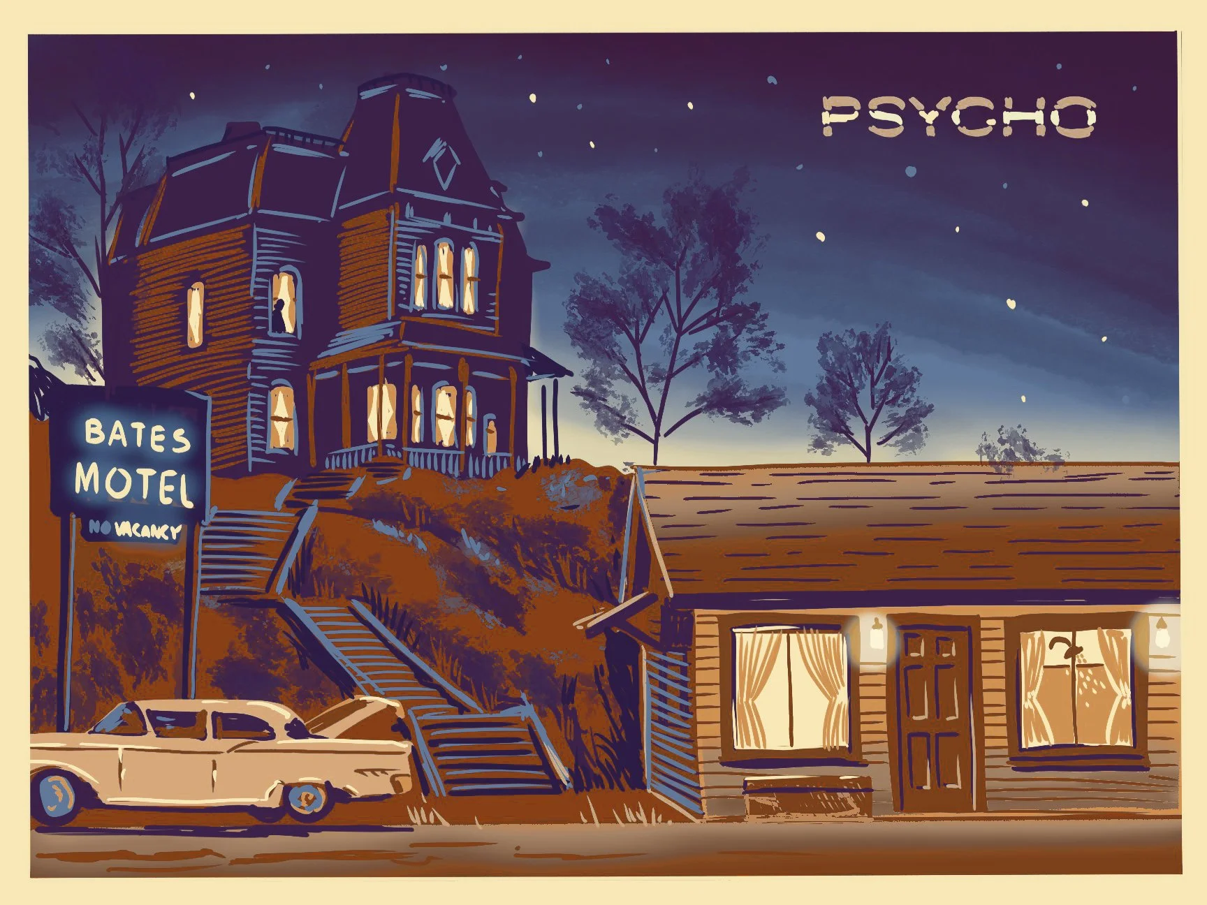 Psycho poster by DKNG