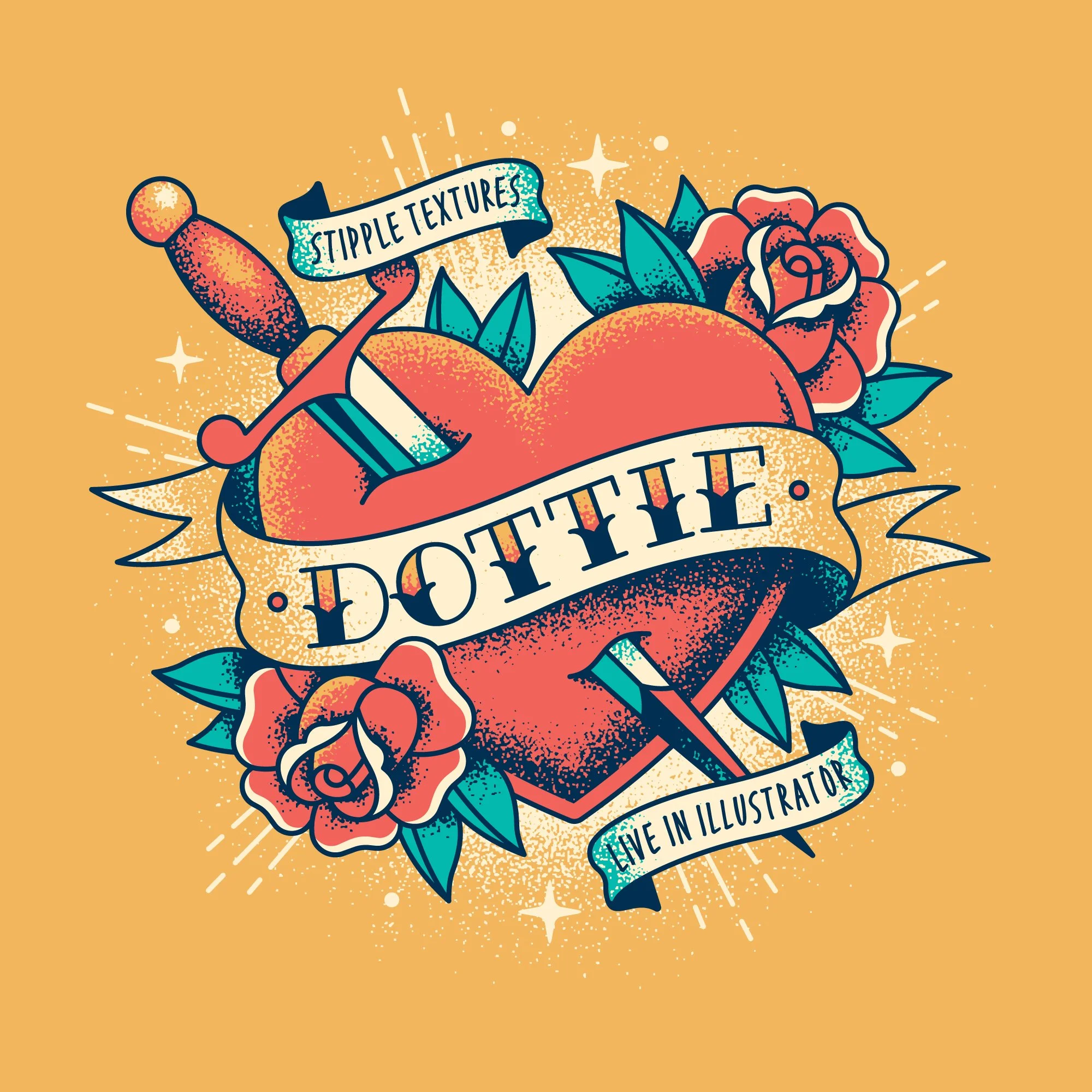 Dottie - Editable Stipple Textures