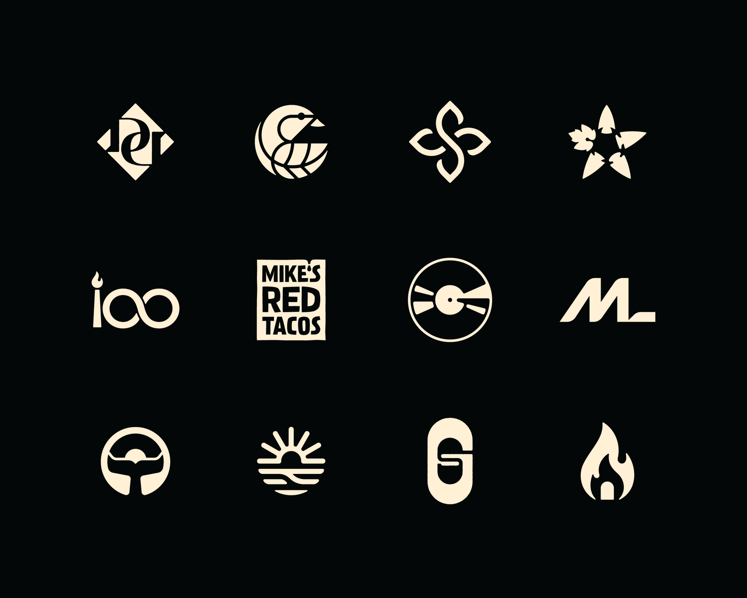 Recent work: Logo marks and brand systems by Dan Kuhlken