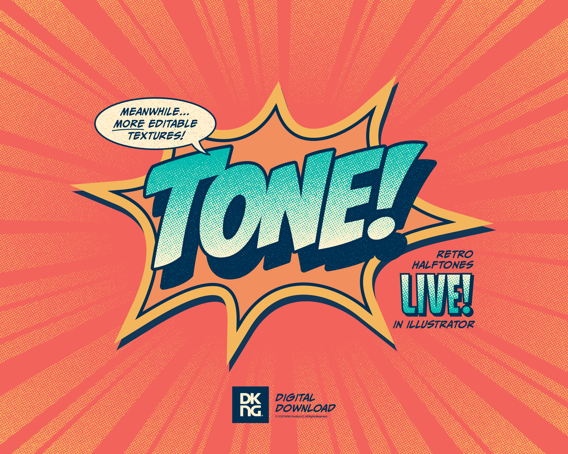 Tone - Editable Halftone Textures, Available Now!