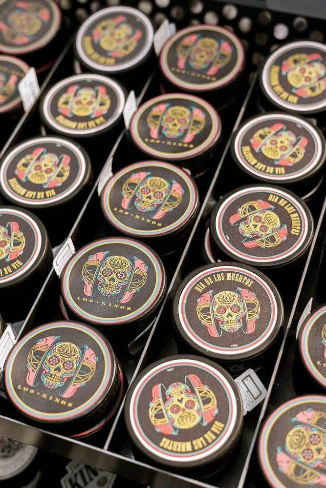 LA Kings Dia de Los Muertos Art by DKNG