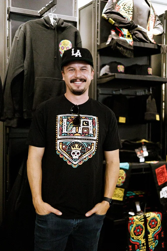 LA Kings Dia de Los Muertos Art by DKNG