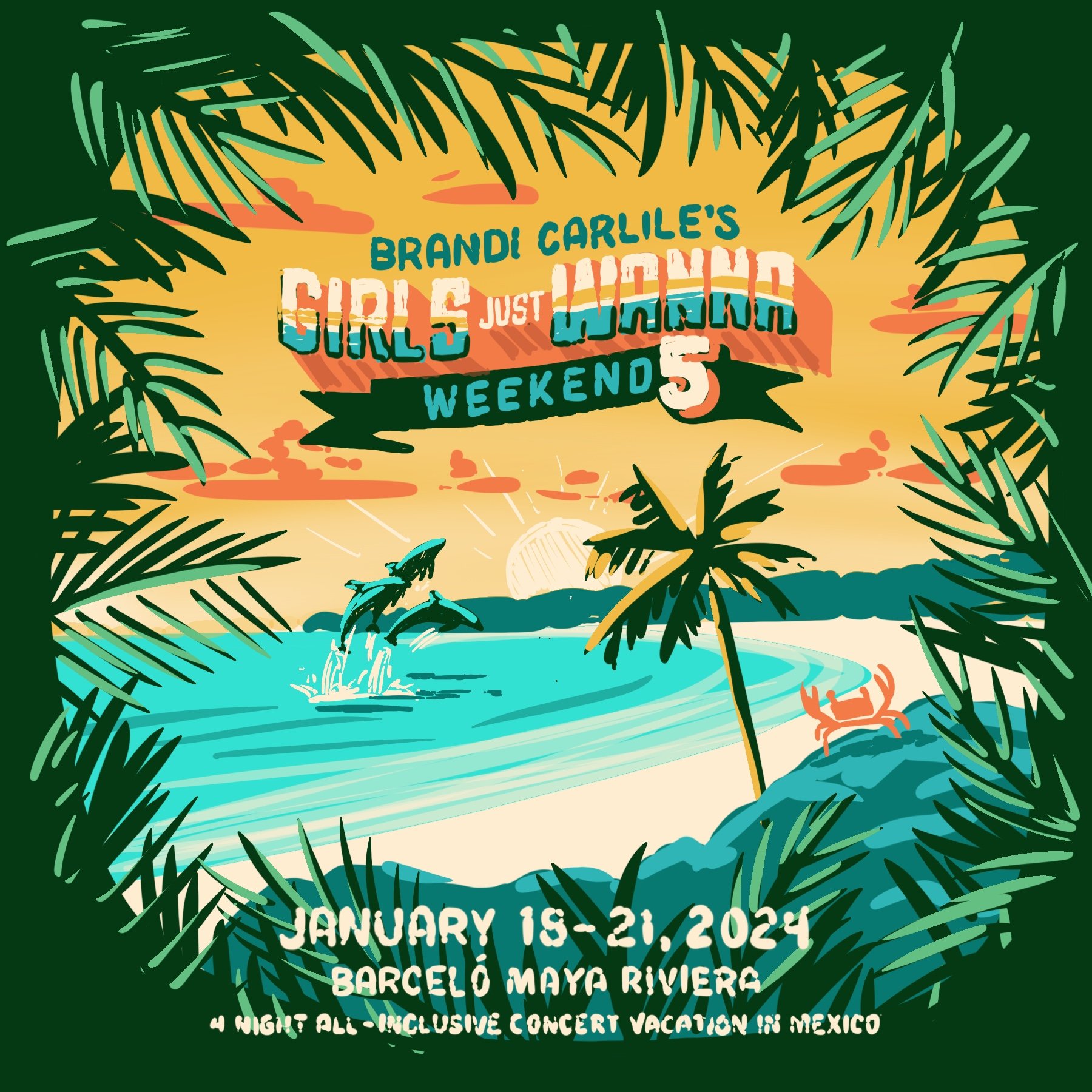 Brandi Carlile's 'Girls Just Wanna Weekend' Branding — DKNG