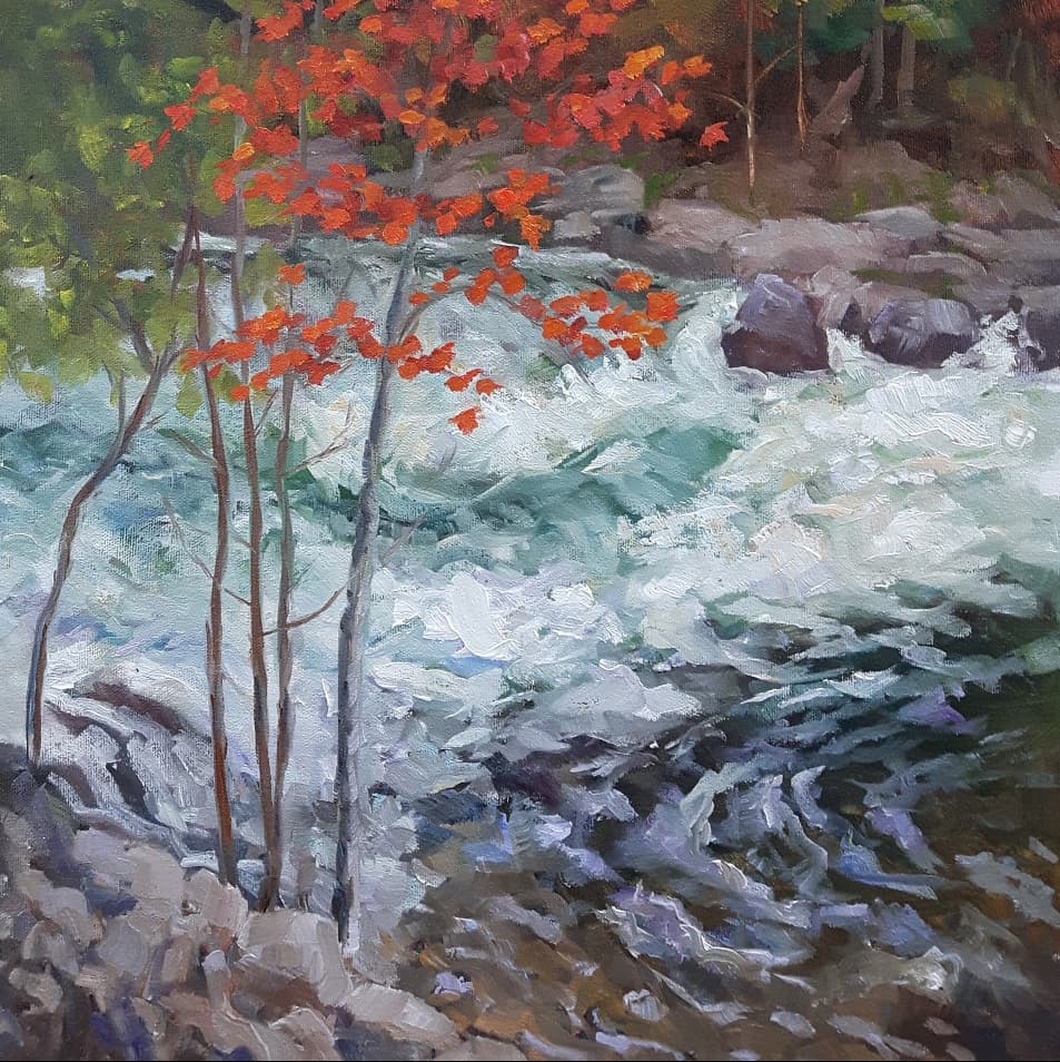 16x16   plein air SOLD