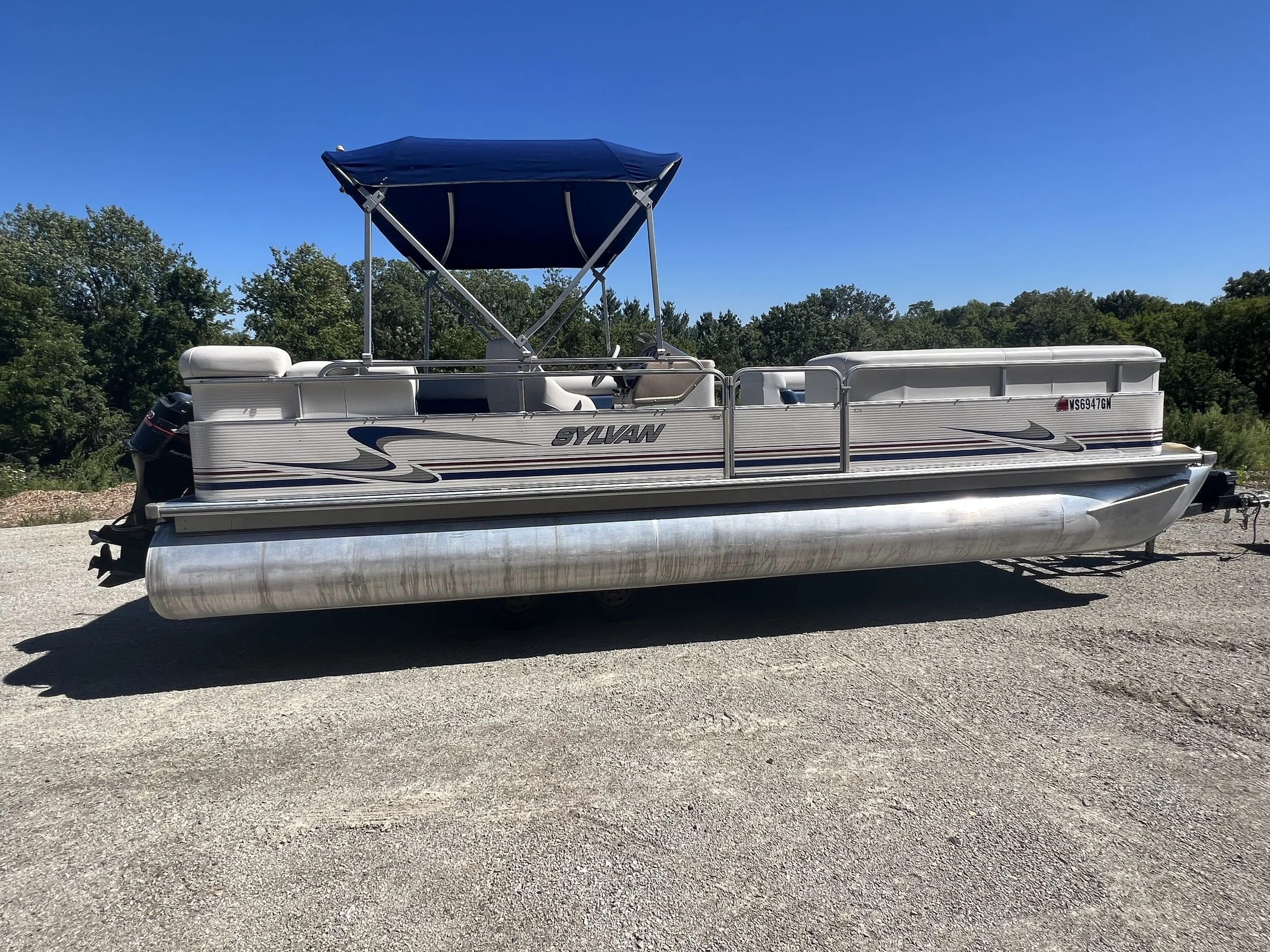 2003 Sylvan 24' Pontoon w 60 Mercury. Seats 14 — Sun Sport Marine The