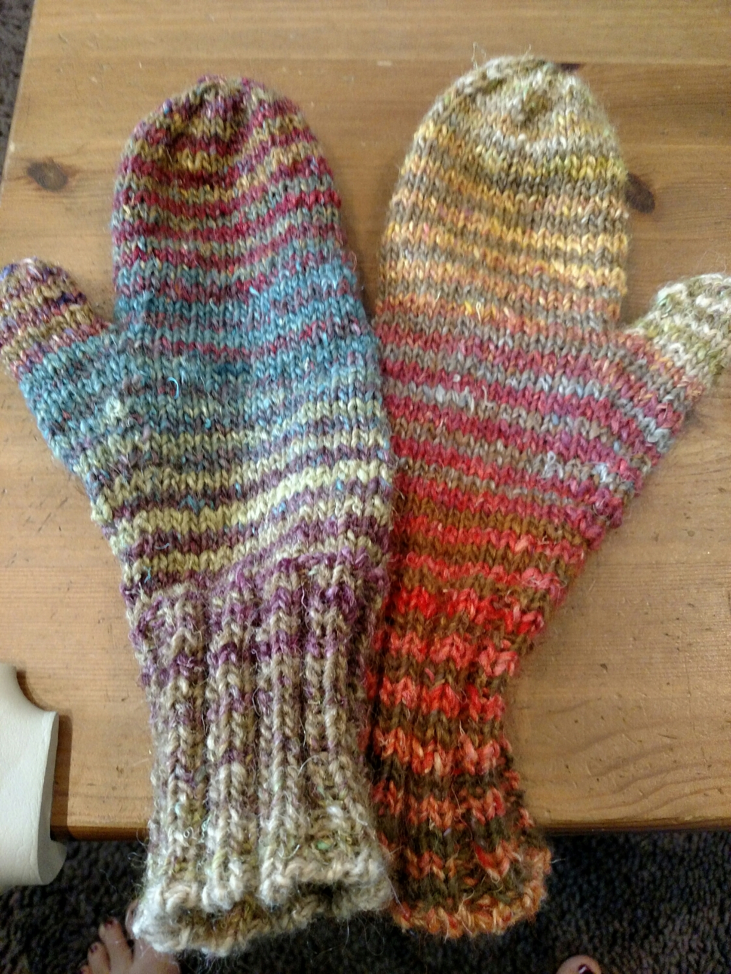 matching not matching mittens