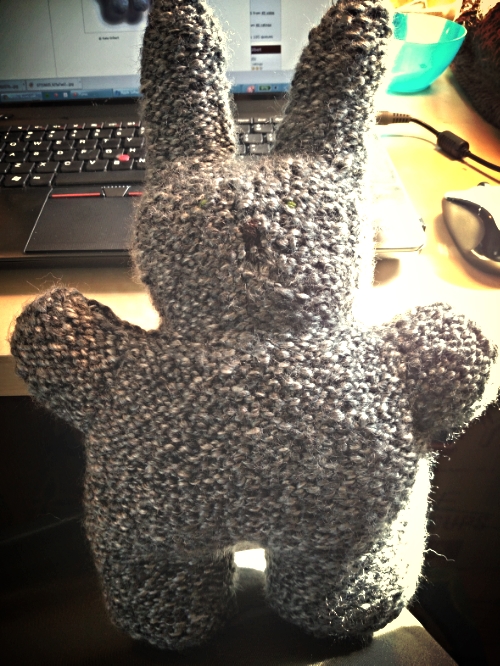 His name is George. and he will love him and squeeze him and call him george.