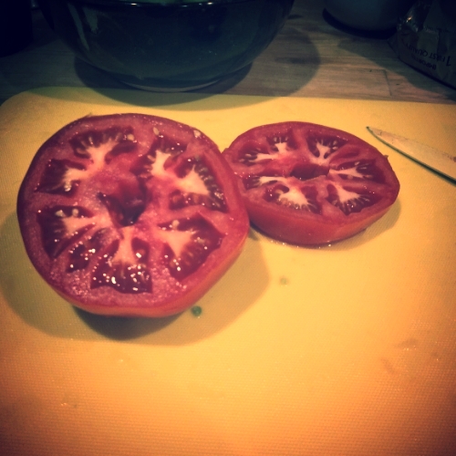 Look at that tomato!