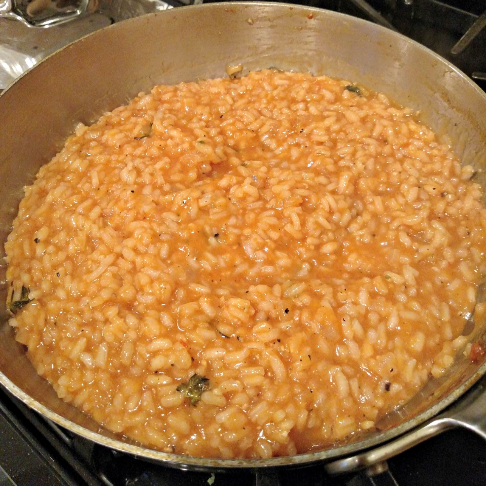 This is about the level of soupy-ness I like. Nearly there...